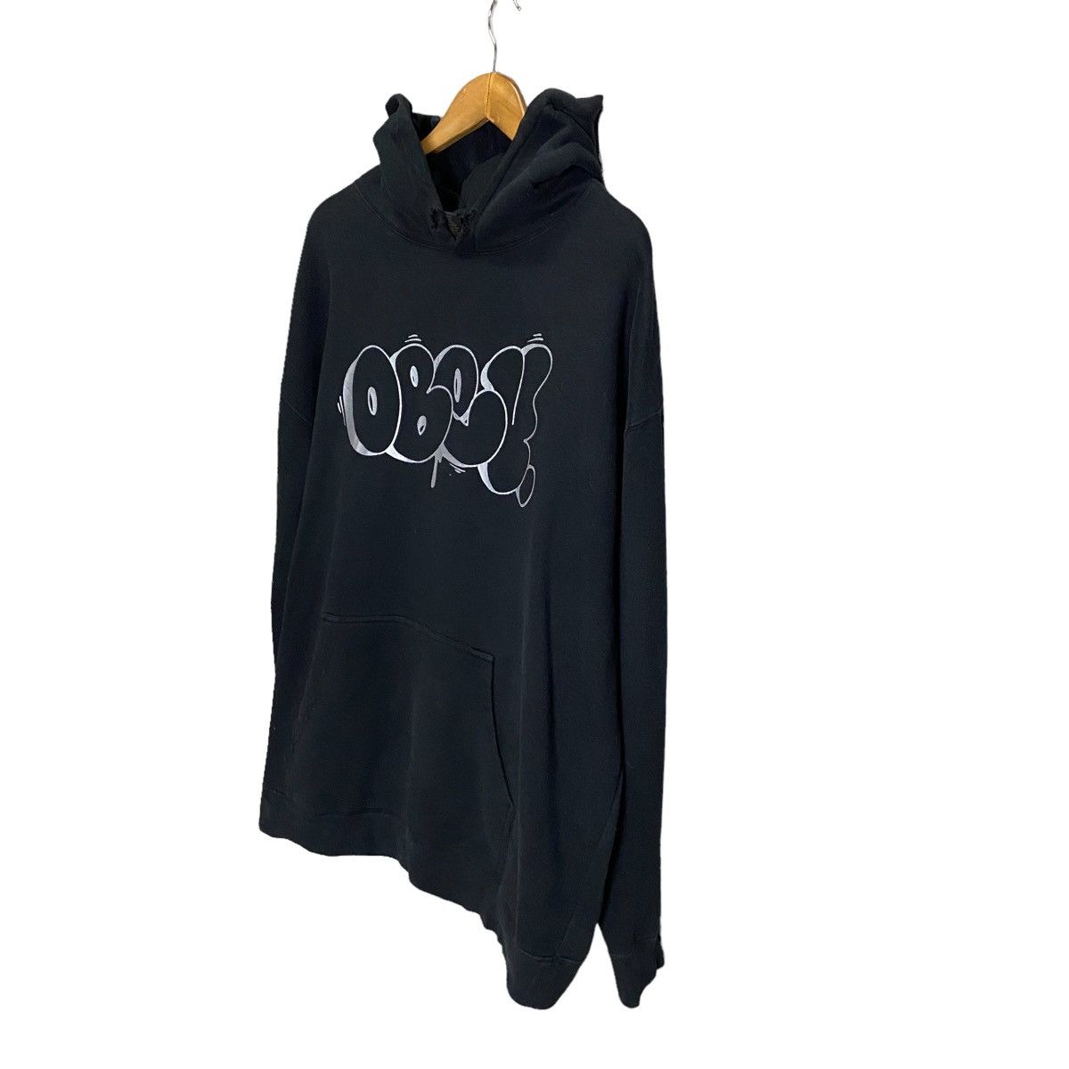 Obey × Vintage Obey vintage 90s hoodie big logo Size US XL / EU 56 / 4 - 3 Thumbnail