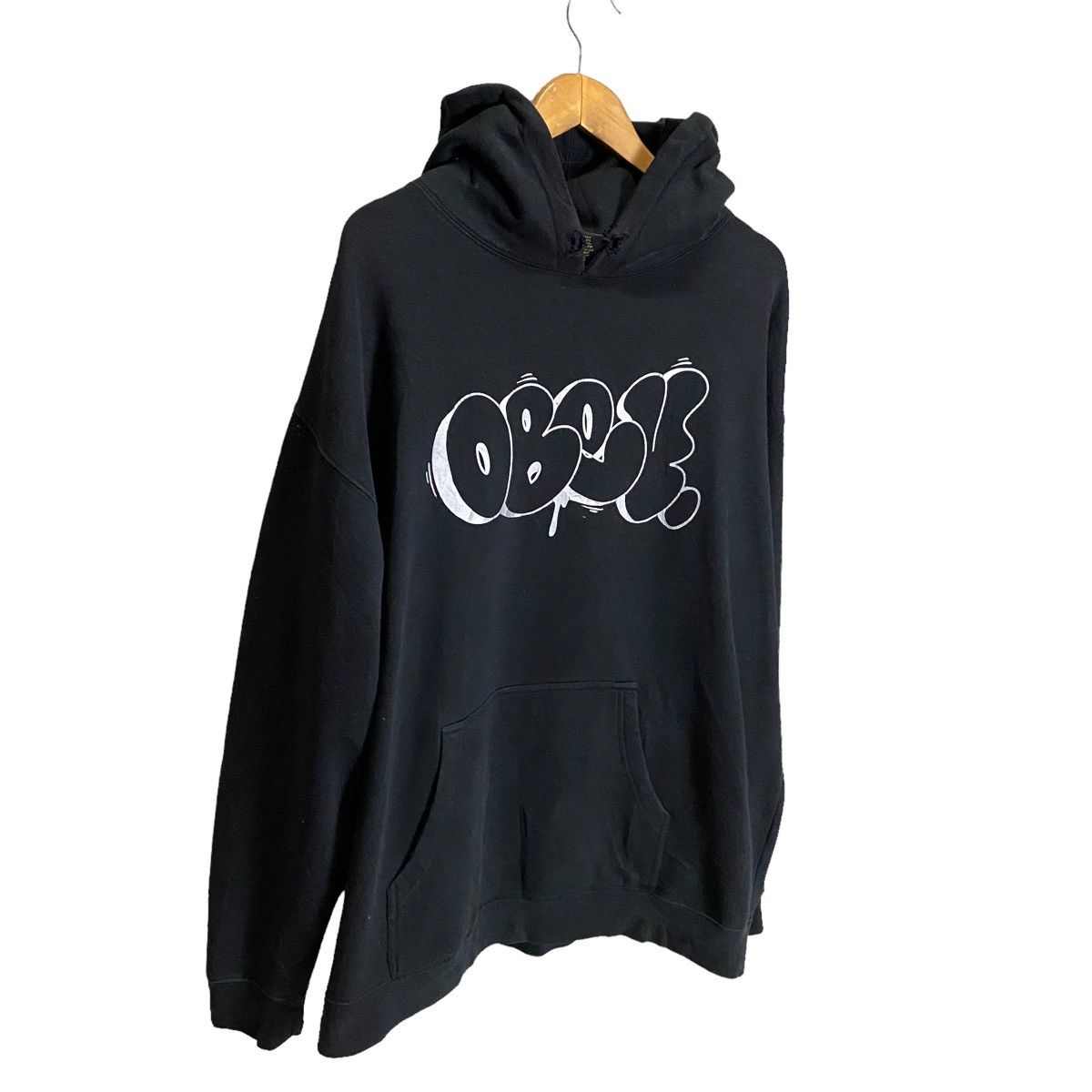Obey × Vintage Obey vintage 90s hoodie big logo Size US XL / EU 56 / 4 - 4 Thumbnail