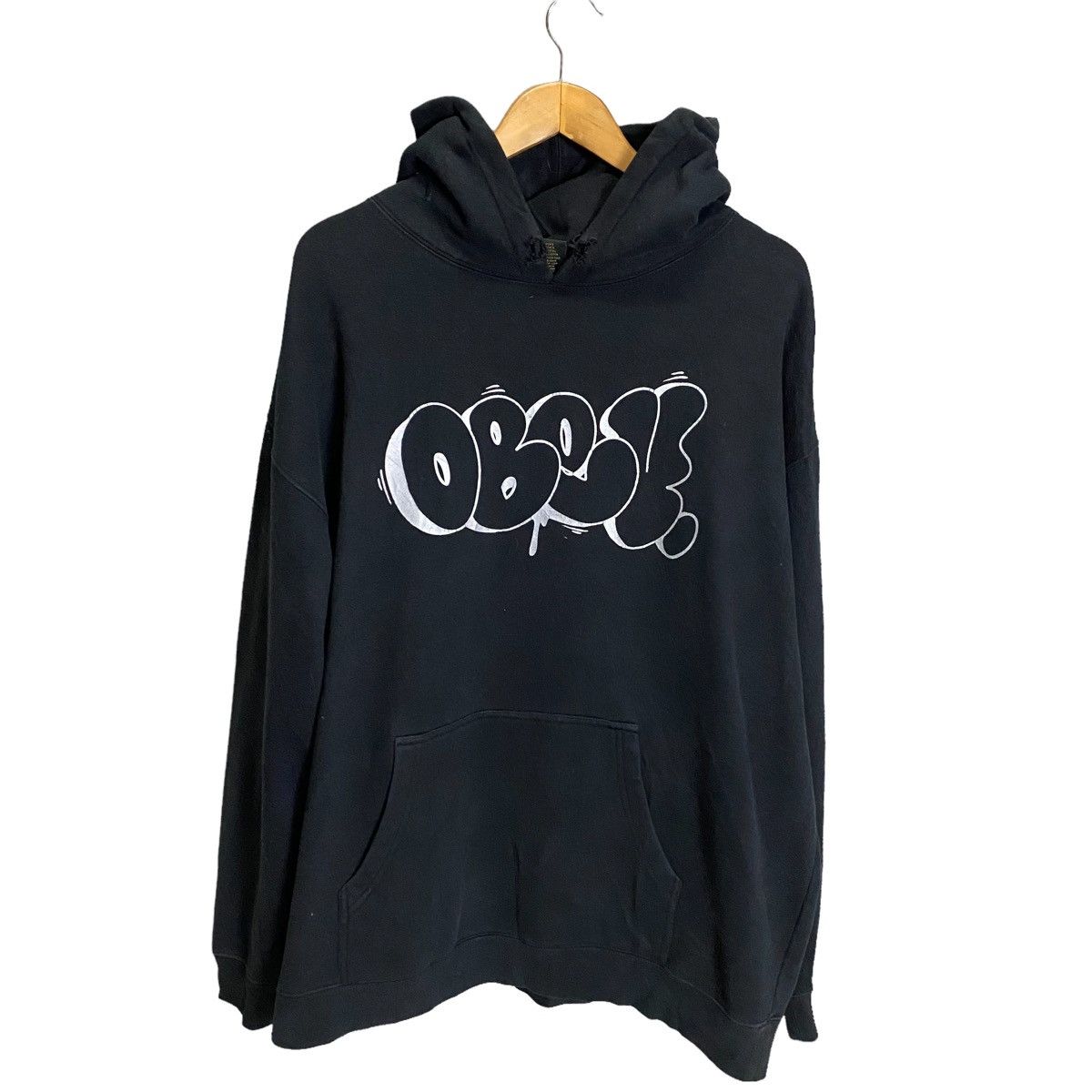 Obey × Vintage Obey vintage 90s hoodie big logo Size US XL / EU 56 / 4 - 1 Thumbnail