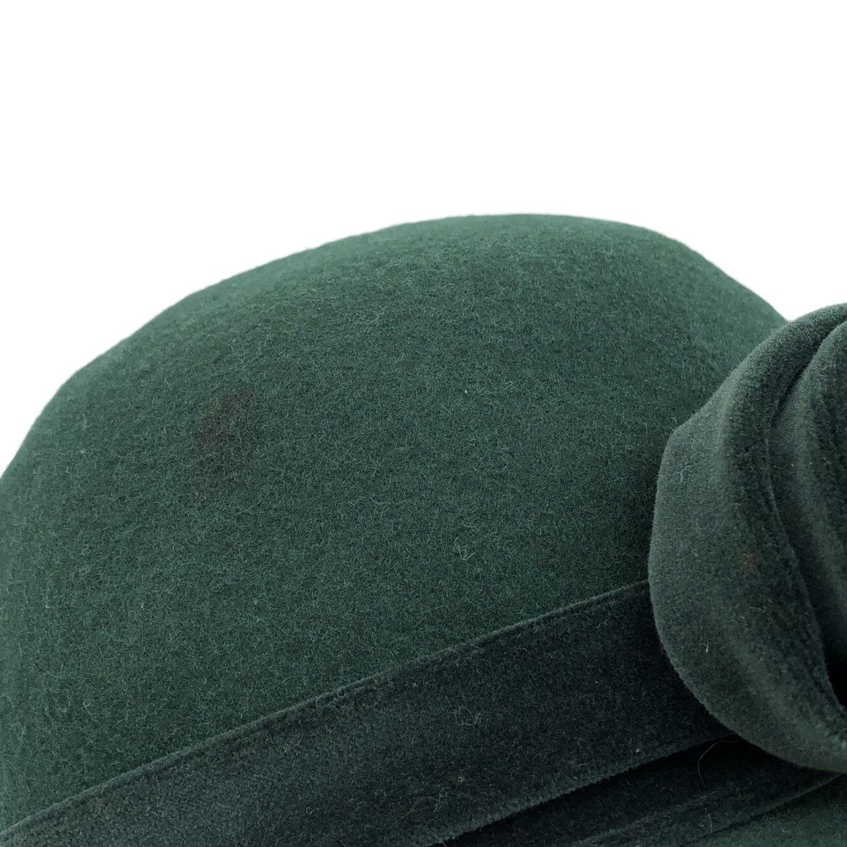 Burberry Vintage Burberrys Wool Bonnet Flower Cloche Bucket Hat Size ONE SIZE - 8 Thumbnail