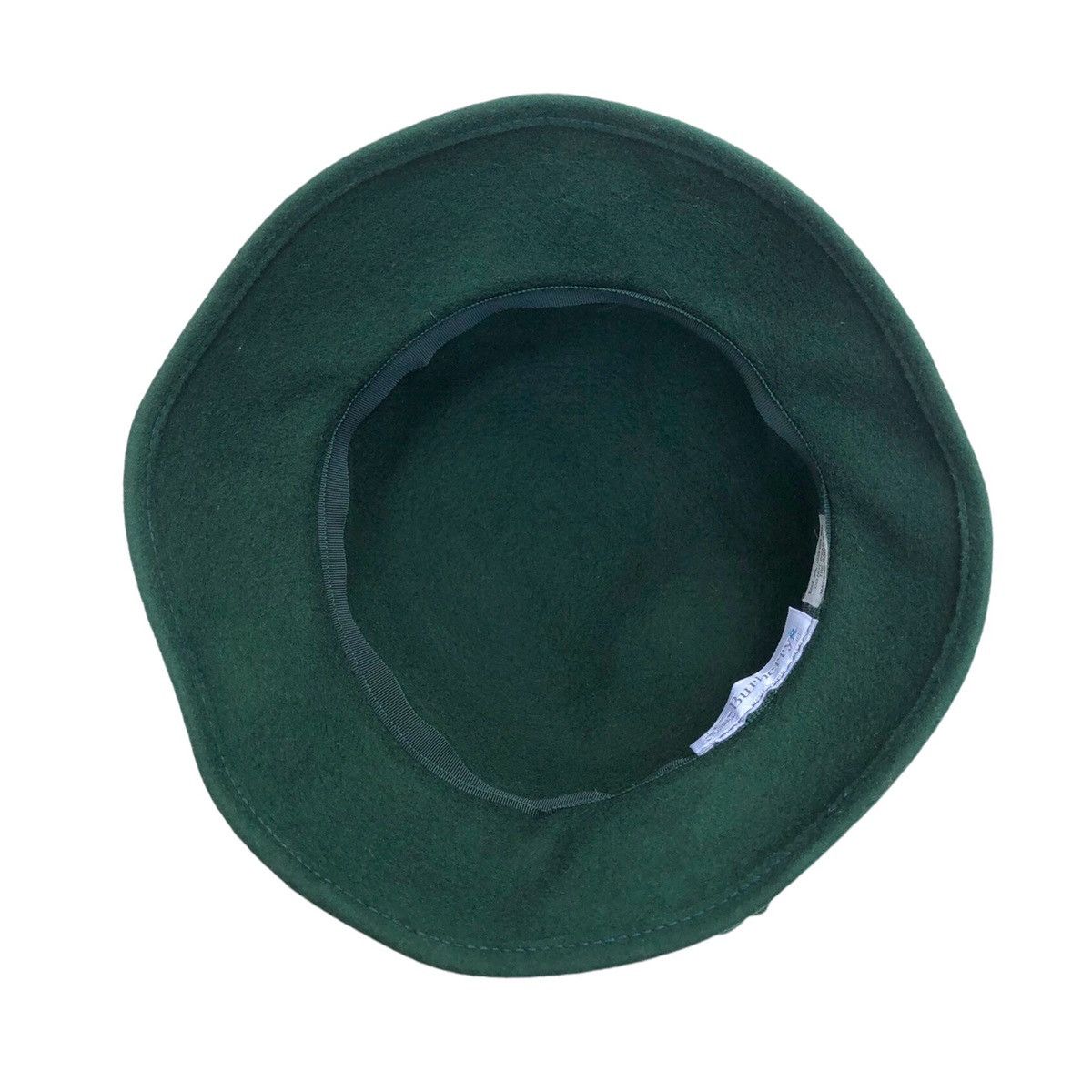 Burberry Vintage Burberrys Wool Bonnet Flower Cloche Bucket Hat Size ONE SIZE - 11 Thumbnail