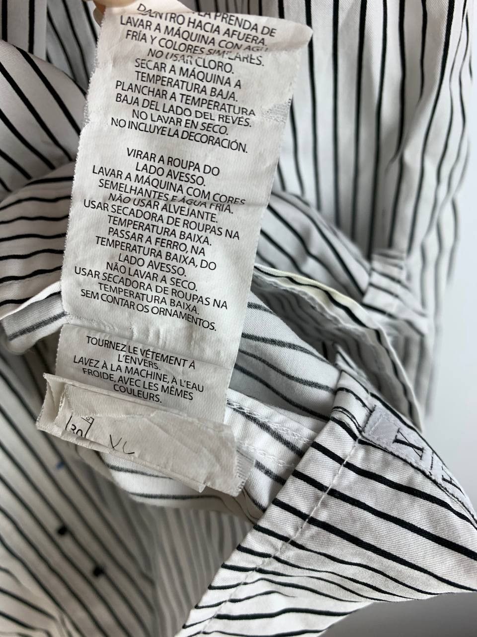 Armani Exchange Armani Exchange shirt button ups striped XL Size US XL / EU 56 / 4 - 8 Thumbnail