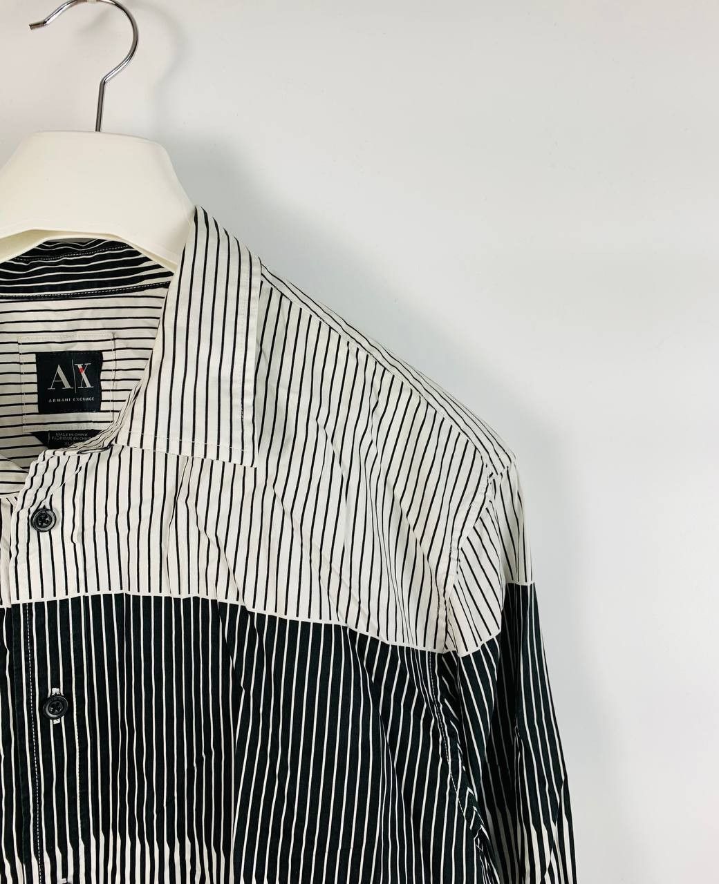 Armani Exchange Armani Exchange shirt button ups striped XL Size US XL / EU 56 / 4 - 4 Thumbnail