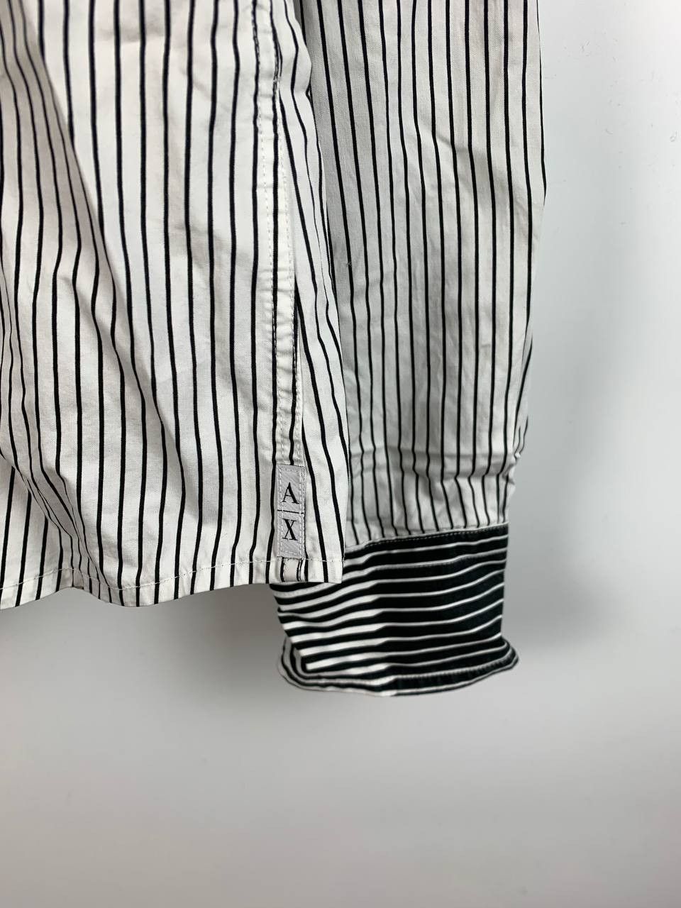 Armani Exchange Armani Exchange shirt button ups striped XL Size US XL / EU 56 / 4 - 6 Thumbnail