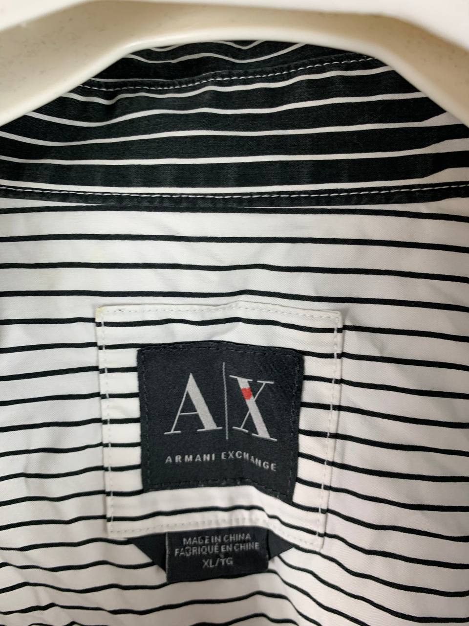 Armani Exchange Armani Exchange shirt button ups striped XL Size US XL / EU 56 / 4 - 7 Thumbnail