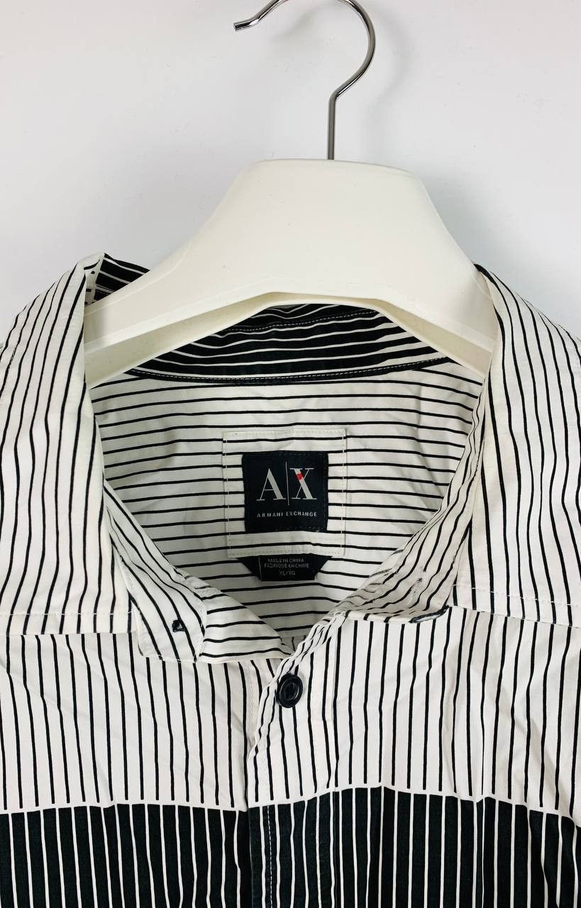 Armani Exchange Armani Exchange shirt button ups striped XL Size US XL / EU 56 / 4 - 2 Thumbnail