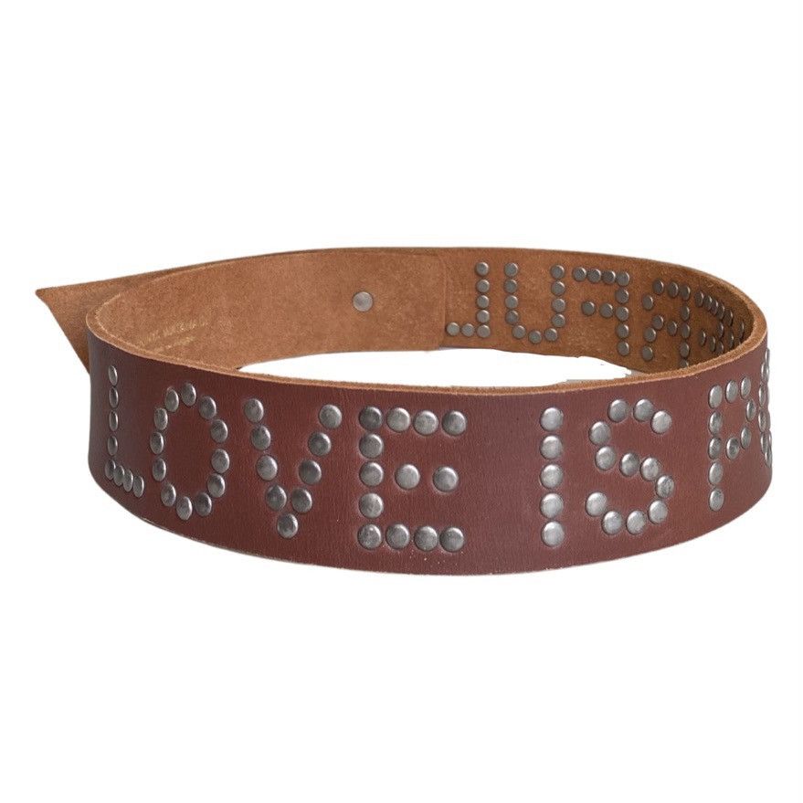 Junya Watanabe SS02 Runway Love is powerful rivet stud belt Size ONE SIZE - 1 Thumbnail