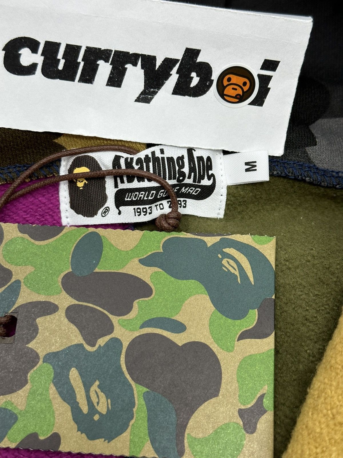 Bape Mix Camo Crazy Shark Full Zip Hoodie Size US M / EU 48-50 / 2 - 9 Thumbnail