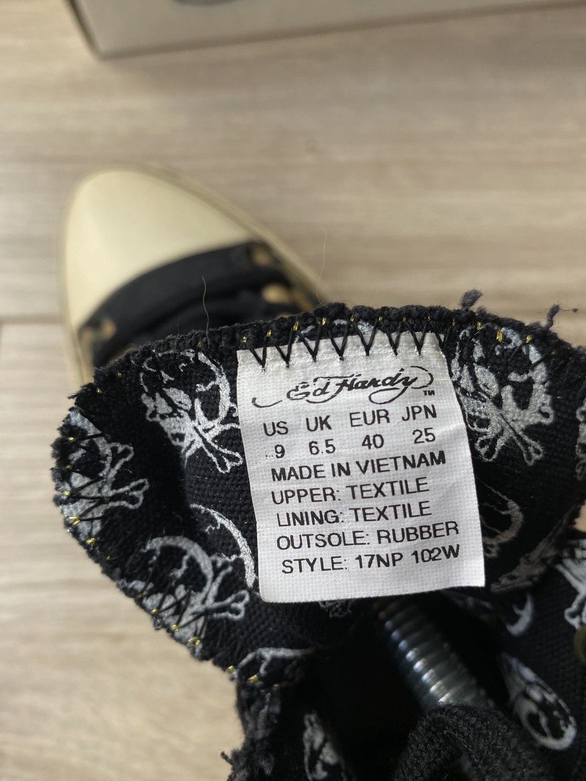Christian Audigier × Ed Hardy × Vintage Ed Hardy Converse Skull W’s Sneakers shoes Size US 9 / IT 39 - 6 Thumbnail