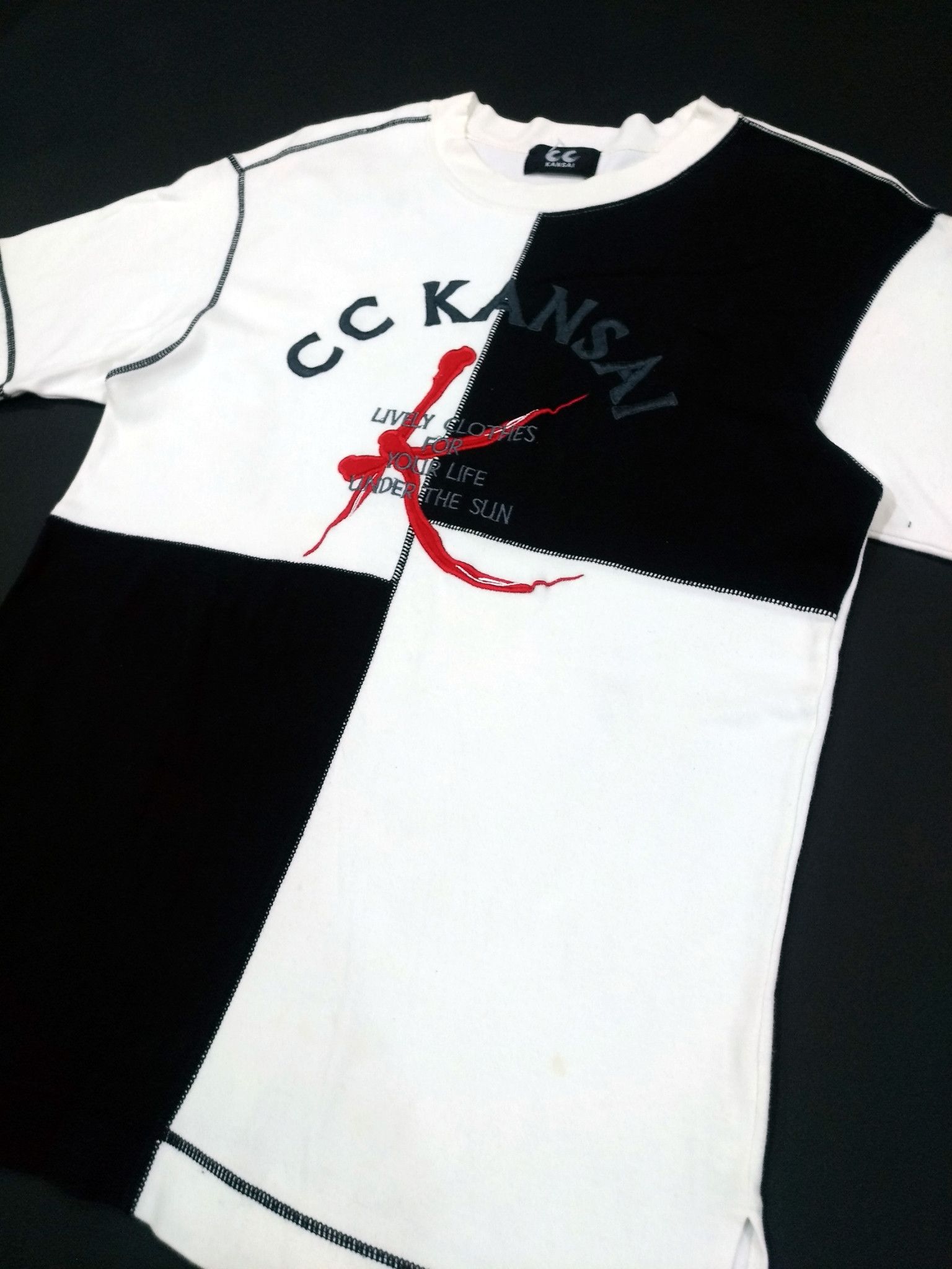 Japanese Brand × Kansai Yamamoto RARE! VTG CC KANSAI by KANSAI YAMAMOTO BIG LOGO Size US M / EU 48-50 / 2 - 2 Thumbnail