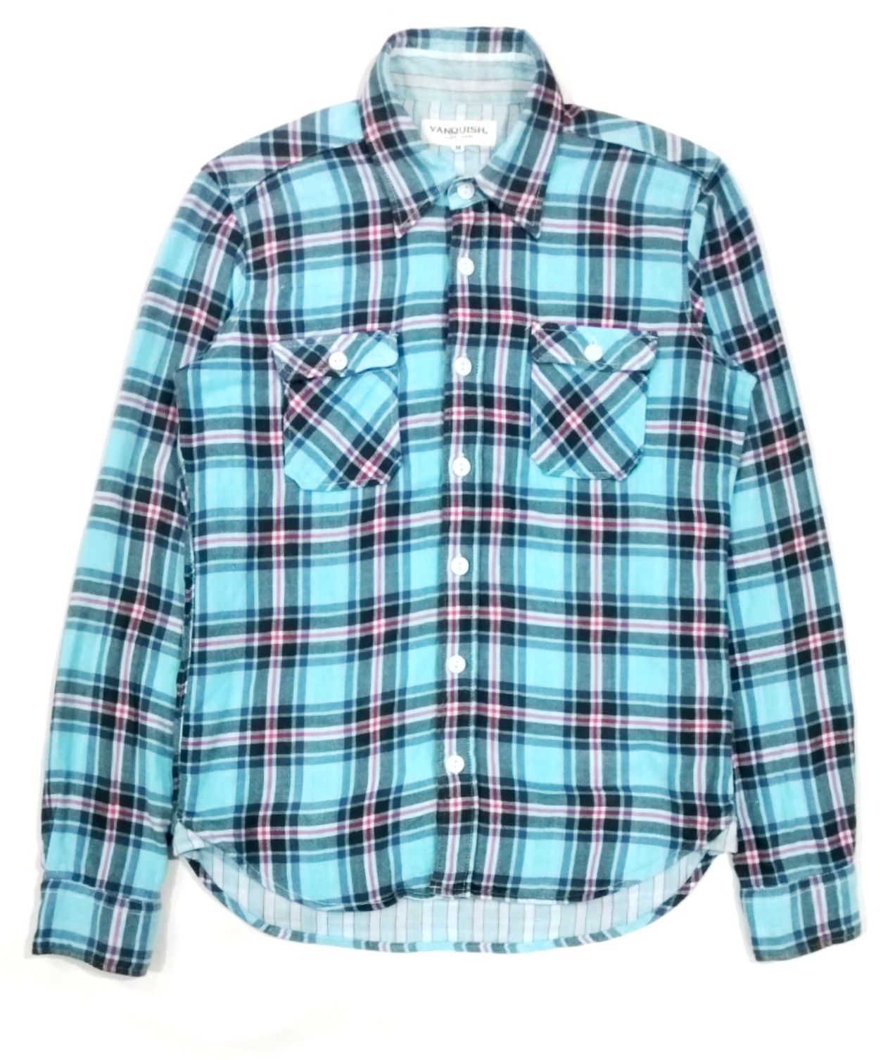 Designer × Japanese Brand × Vanquish RARE! VANQUISH PLAID L/SLEEVE FLANNEL Size US S / EU 44-46 / 1 - 1 Thumbnail