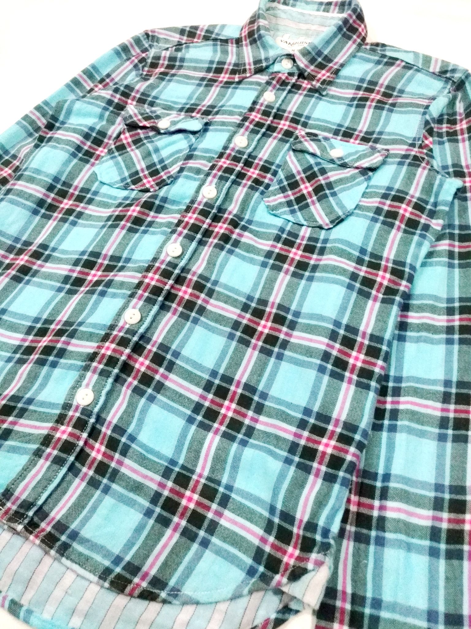 Designer × Japanese Brand × Vanquish RARE! VANQUISH PLAID L/SLEEVE FLANNEL Size US S / EU 44-46 / 1 - 5 Thumbnail