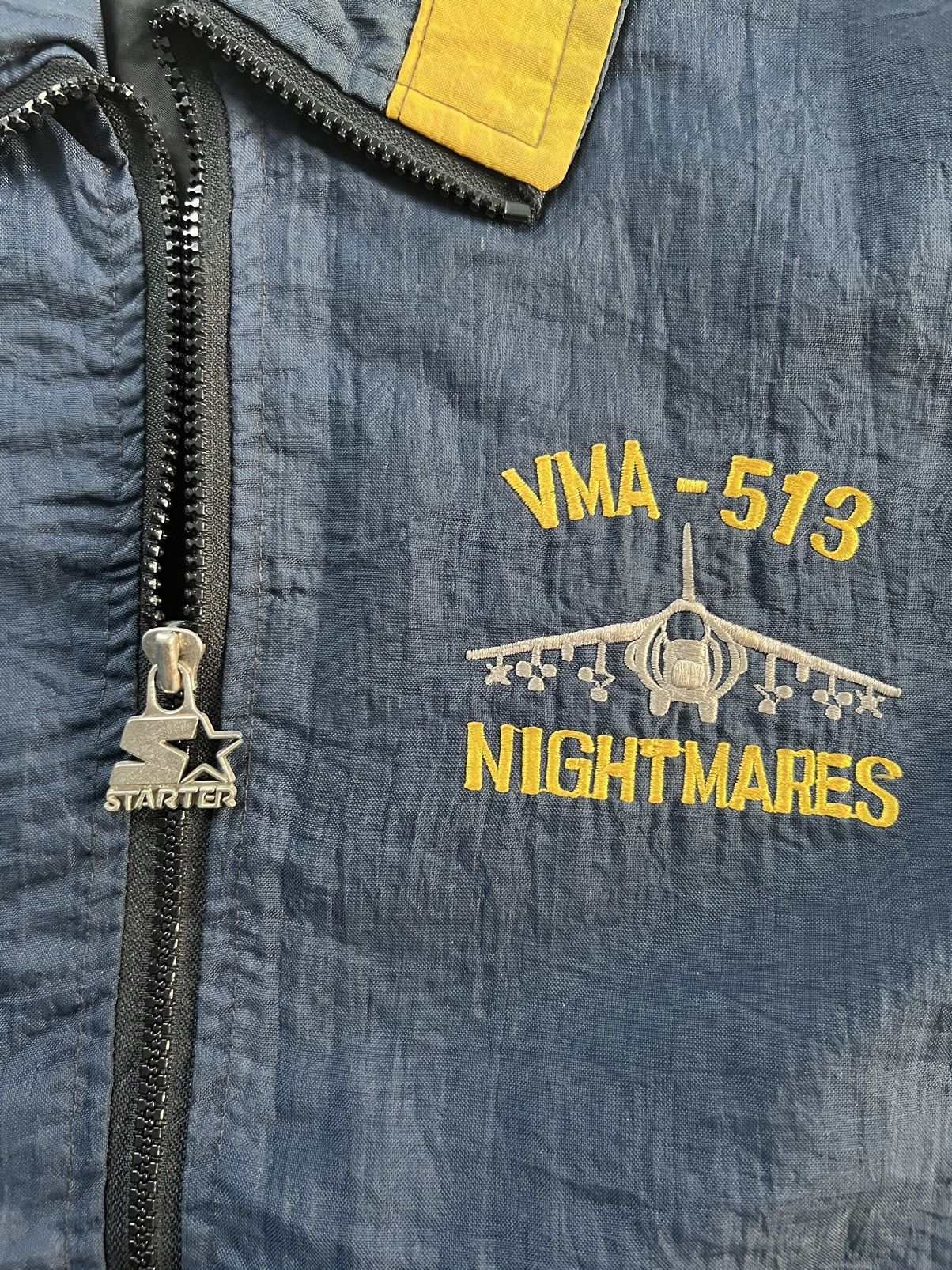 Starter VERY RARE VINTAGE JACKET STARTER MILITARY SOUVENIR JACKET Size US XL / EU 56 / 4 - 4 Thumbnail