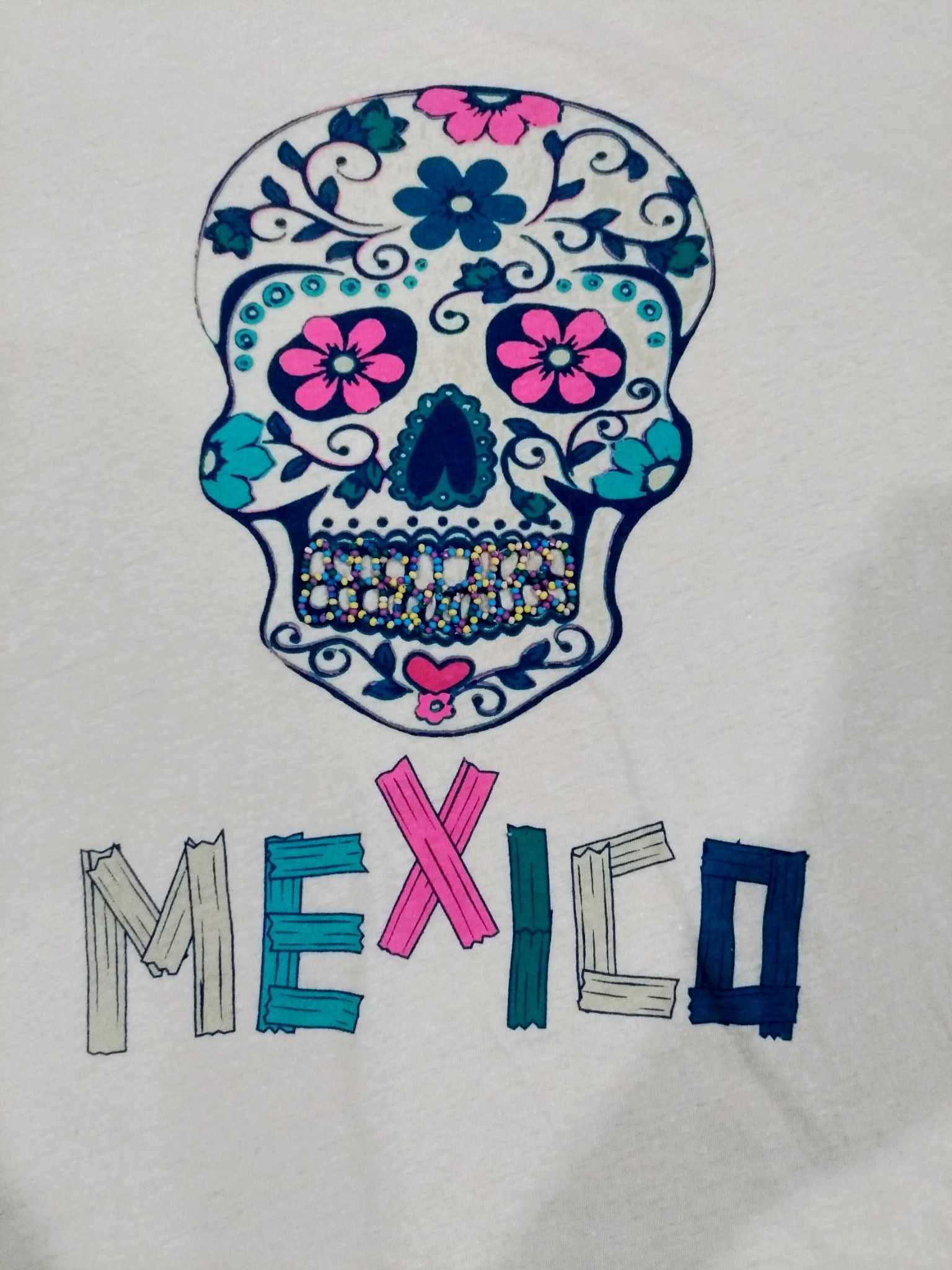 GRN × Japanese Brand RARE! VTG GRN "DIA DE LOS MUERTOS" SKULL TATTOO GRAPHIC TEE Size US S / EU 44-46 / 1 - 4 Thumbnail