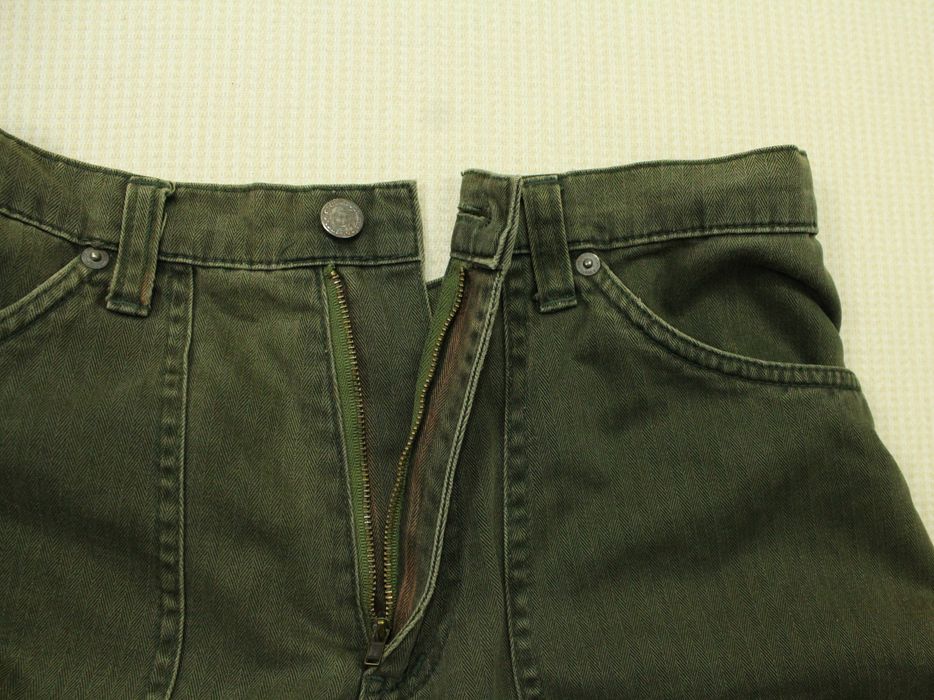 Vintage CCC Pants Herringbone Utility Military Distressed | Grailed