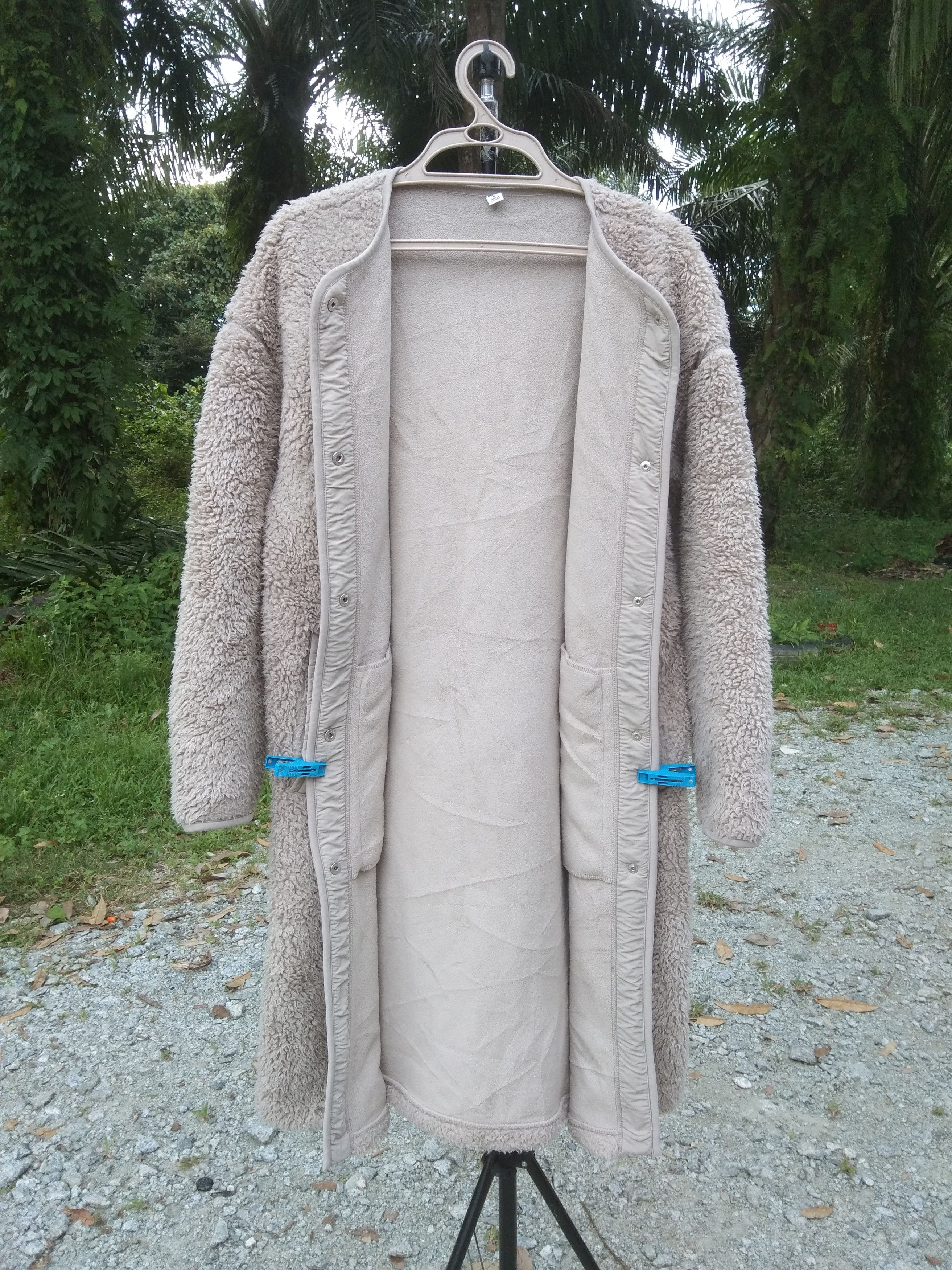 Japanese Brand × Uniqlo UNIQLO FLEECE LONG COAT Size M / US 6-8 / IT 42-44 - 3 Thumbnail