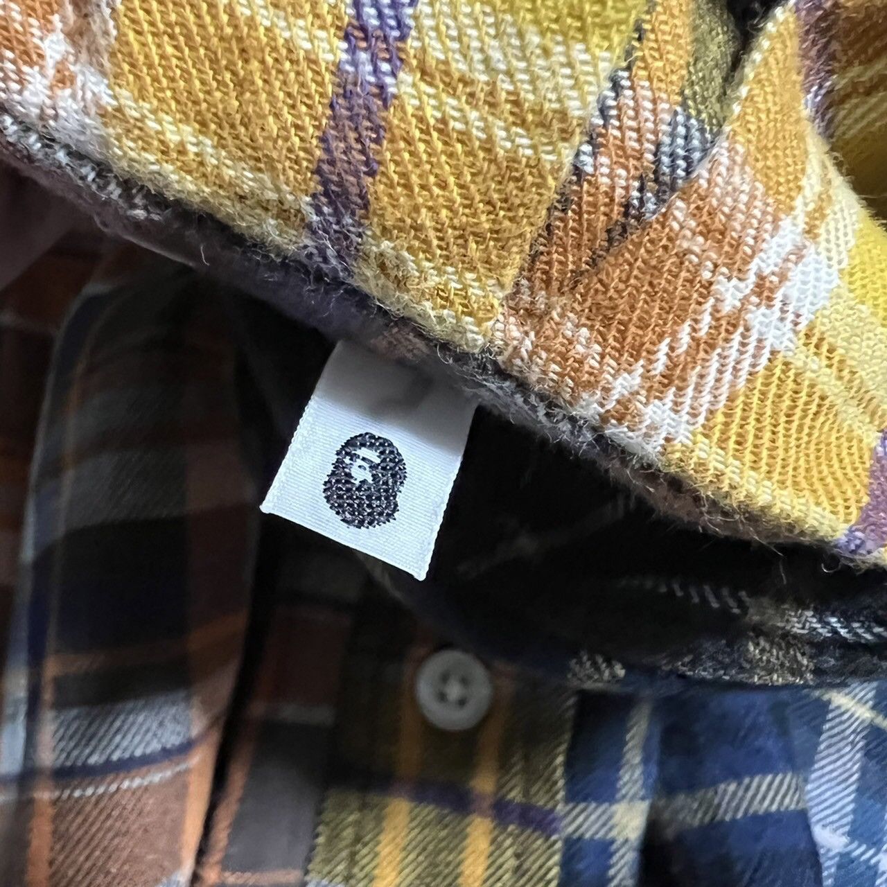 Bape BAPE long sleeve mix check shirt Size US M / EU 48-50 / 2 - 4 Thumbnail