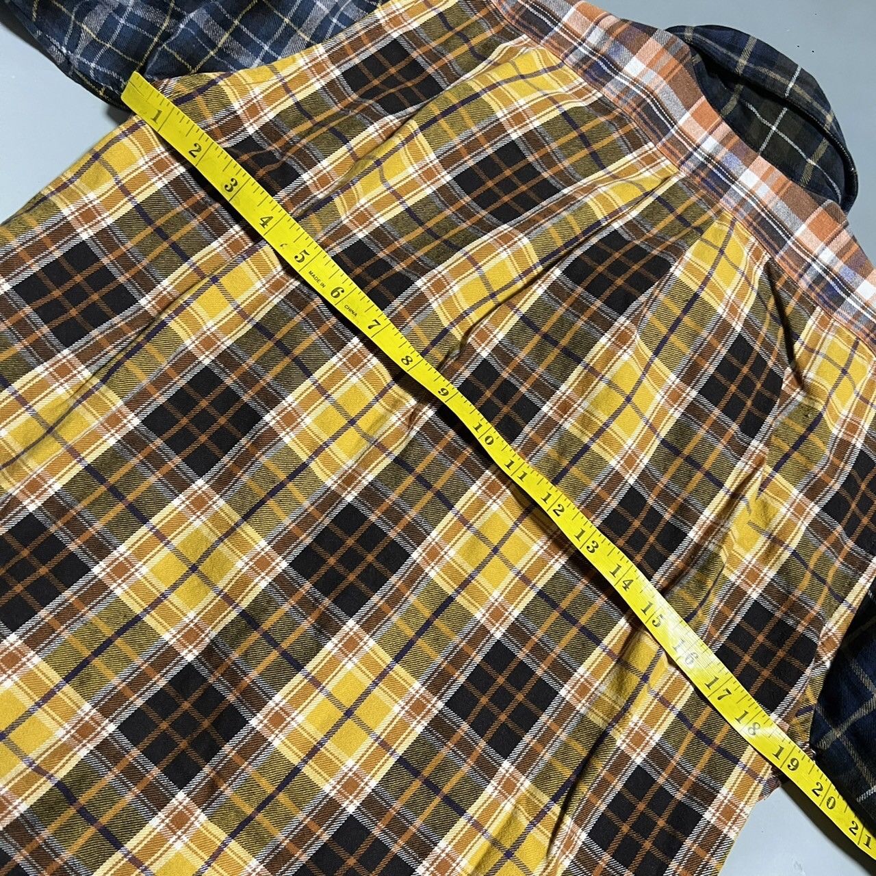 Bape BAPE long sleeve mix check shirt Size US M / EU 48-50 / 2 - 7 Thumbnail