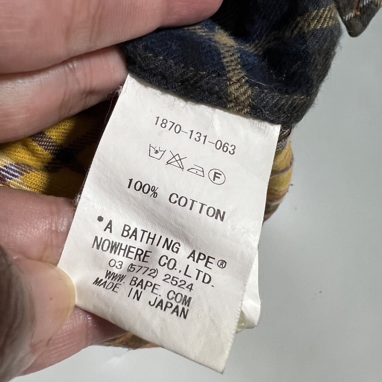 Bape BAPE long sleeve mix check shirt Size US M / EU 48-50 / 2 - 5 Thumbnail