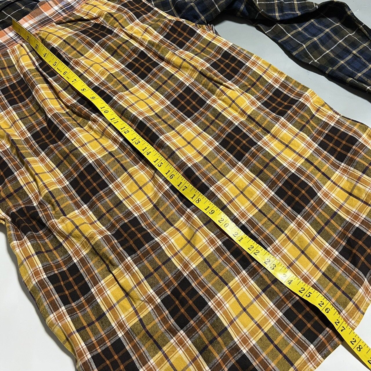 Bape BAPE long sleeve mix check shirt Size US M / EU 48-50 / 2 - 8 Thumbnail