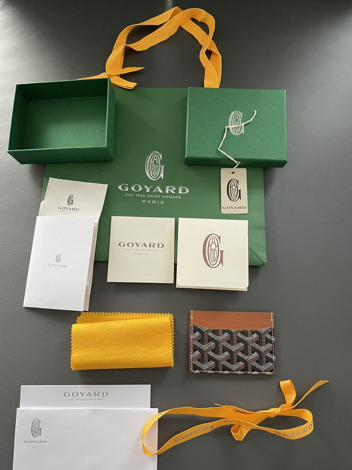 Goyard Rare Brand NEW St Sulpice Classic Iconic Cardholder Wallet Size ONE SIZE - 14 Thumbnail
