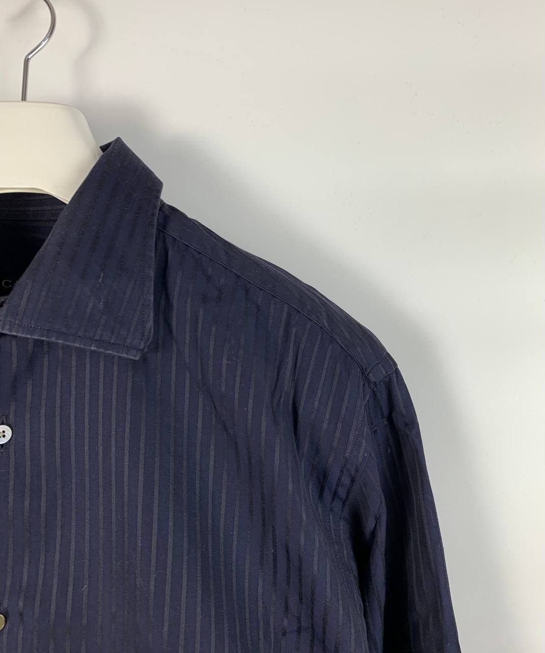 Canali Canali Vintage shirt buttton ups blue cotton Size US M / EU 48-50 / 2 - 4 Thumbnail