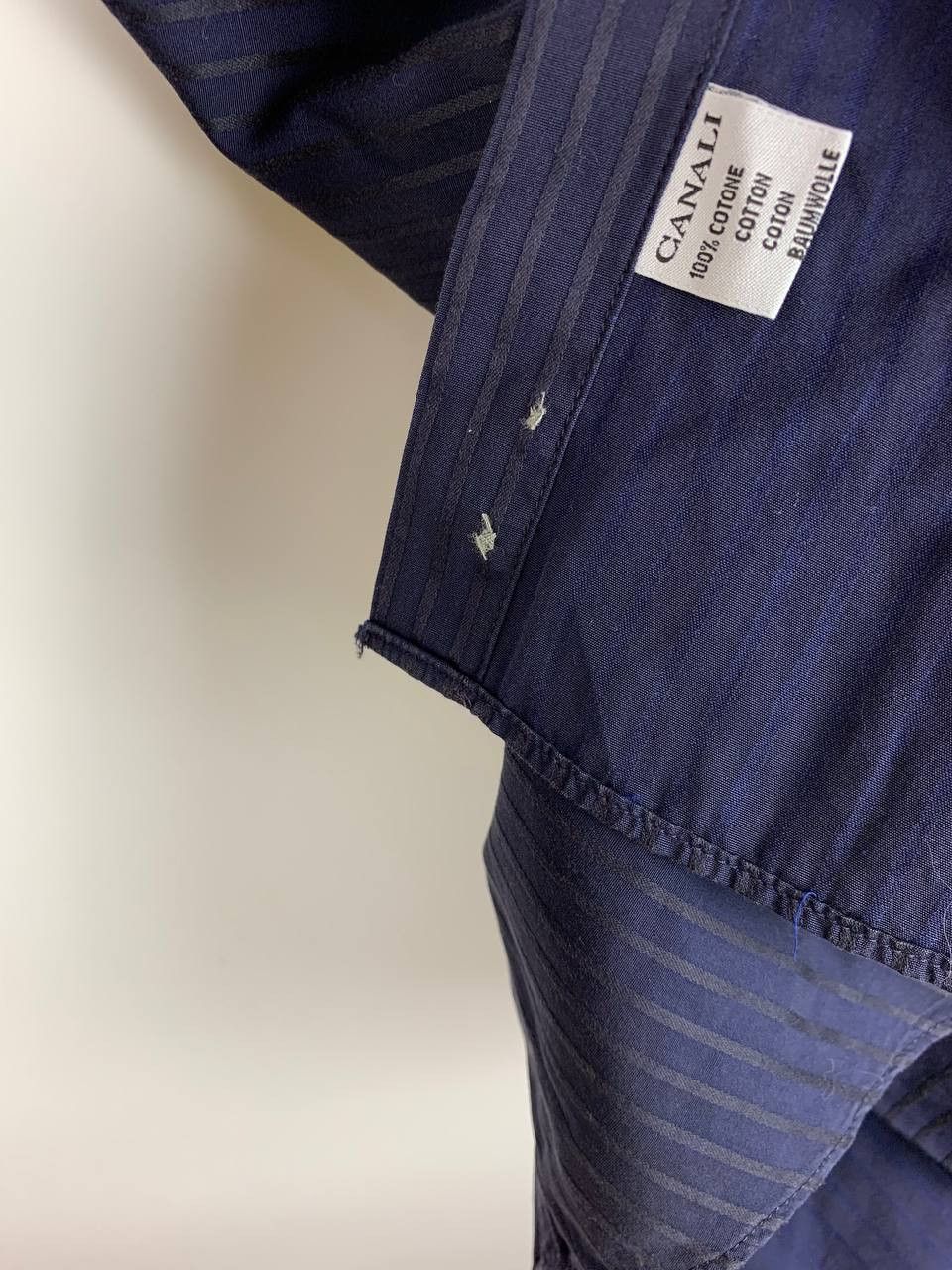 Canali Canali Vintage shirt buttton ups blue cotton Size US M / EU 48-50 / 2 - 13 Thumbnail