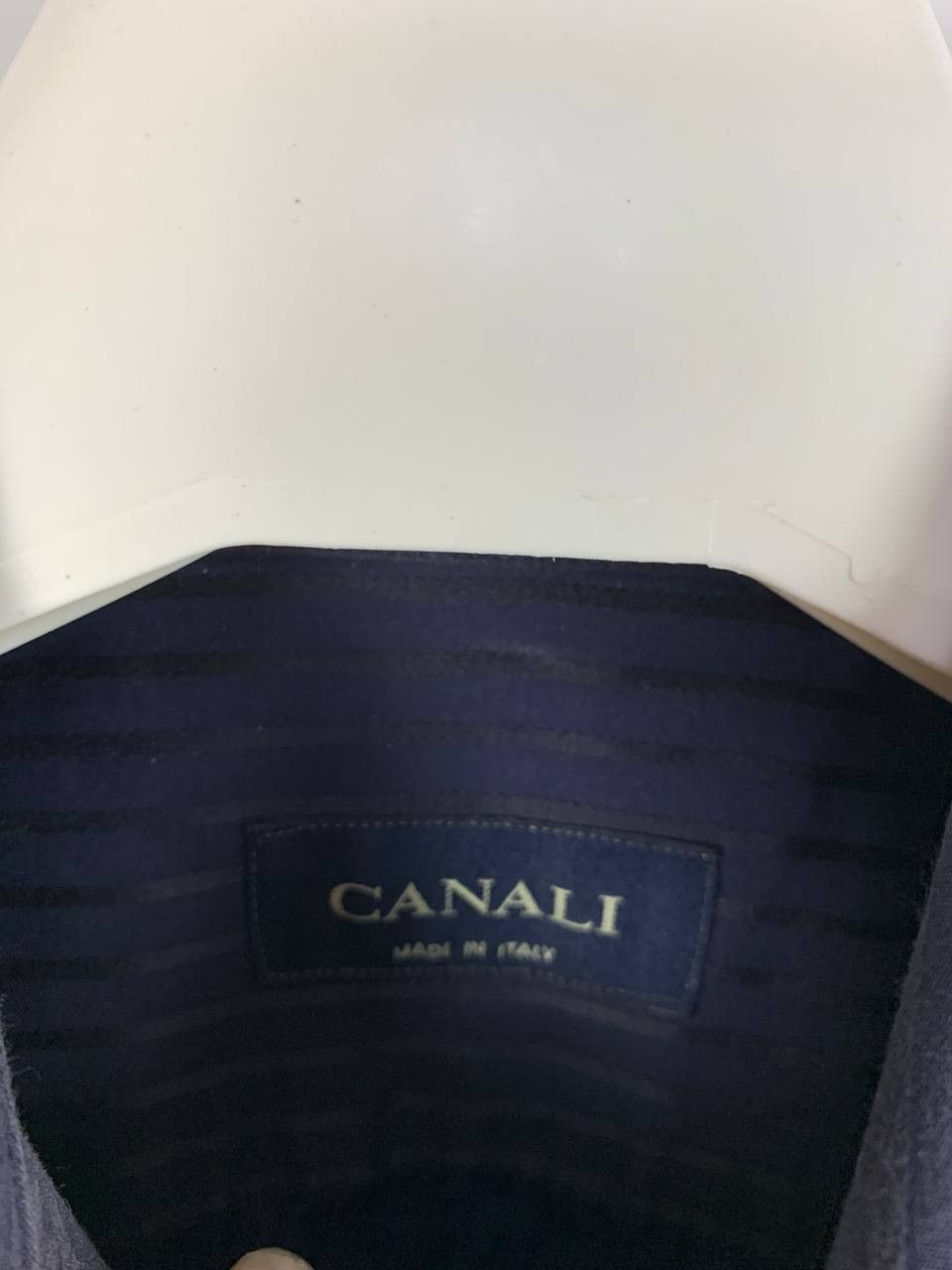 Canali Canali Vintage shirt buttton ups blue cotton Size US M / EU 48-50 / 2 - 7 Thumbnail