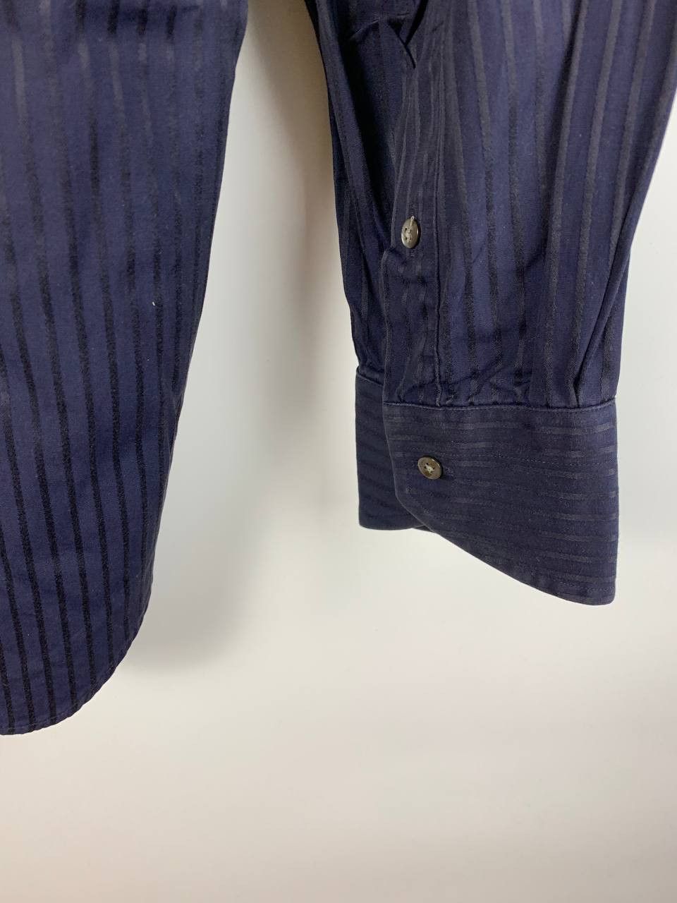 Canali Canali Vintage shirt buttton ups blue cotton Size US M / EU 48-50 / 2 - 12 Thumbnail