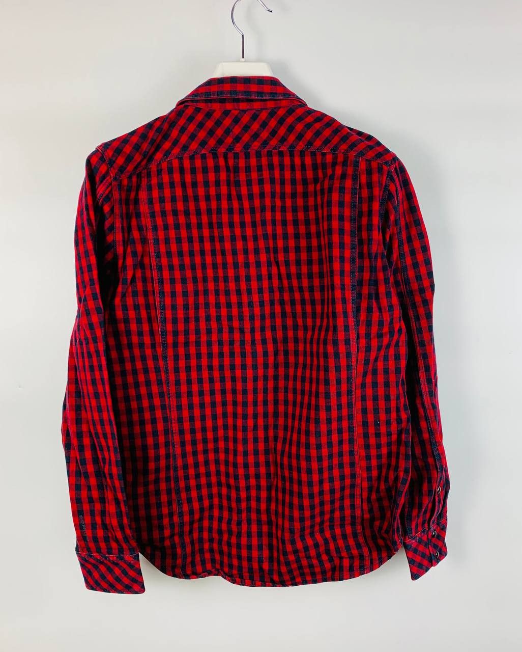 G-Star Gstar / G Star Raw shirt blue red cotton L Size US L / EU 52-54 / 3 - 9 Thumbnail