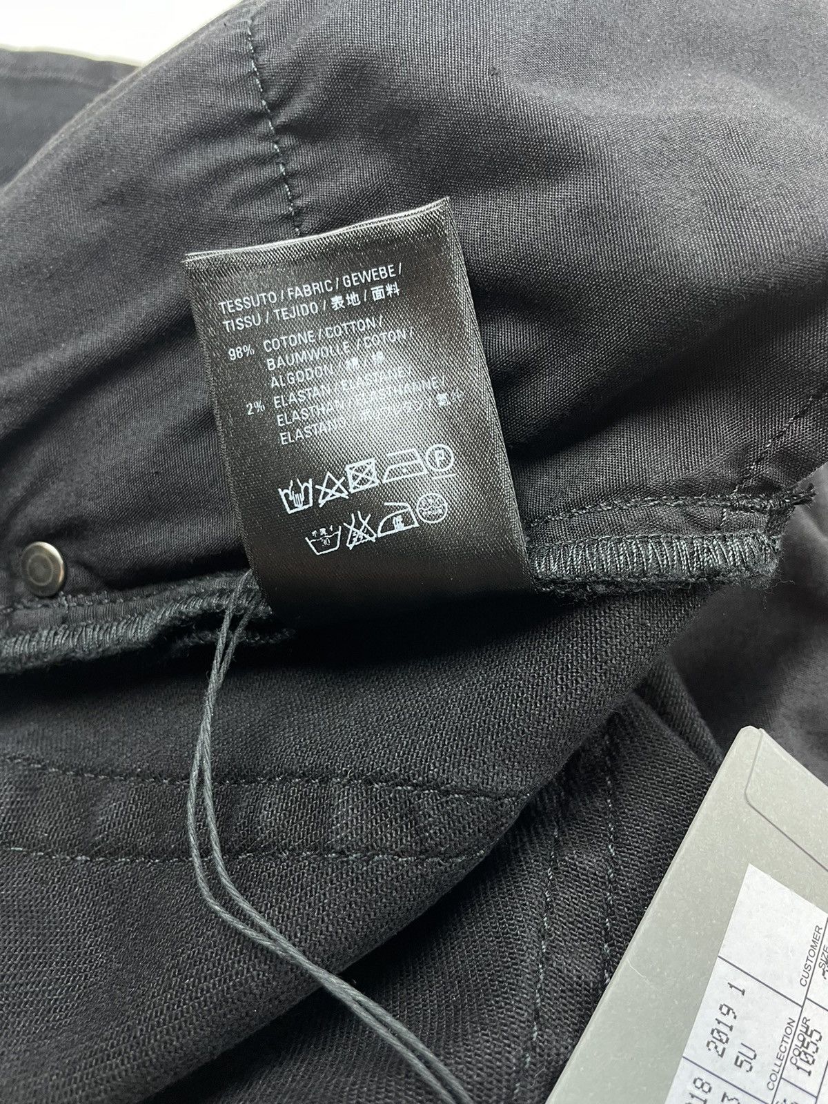 Balenciaga Balenciaga Tapered Black Denim Size US 29 - 13 Thumbnail