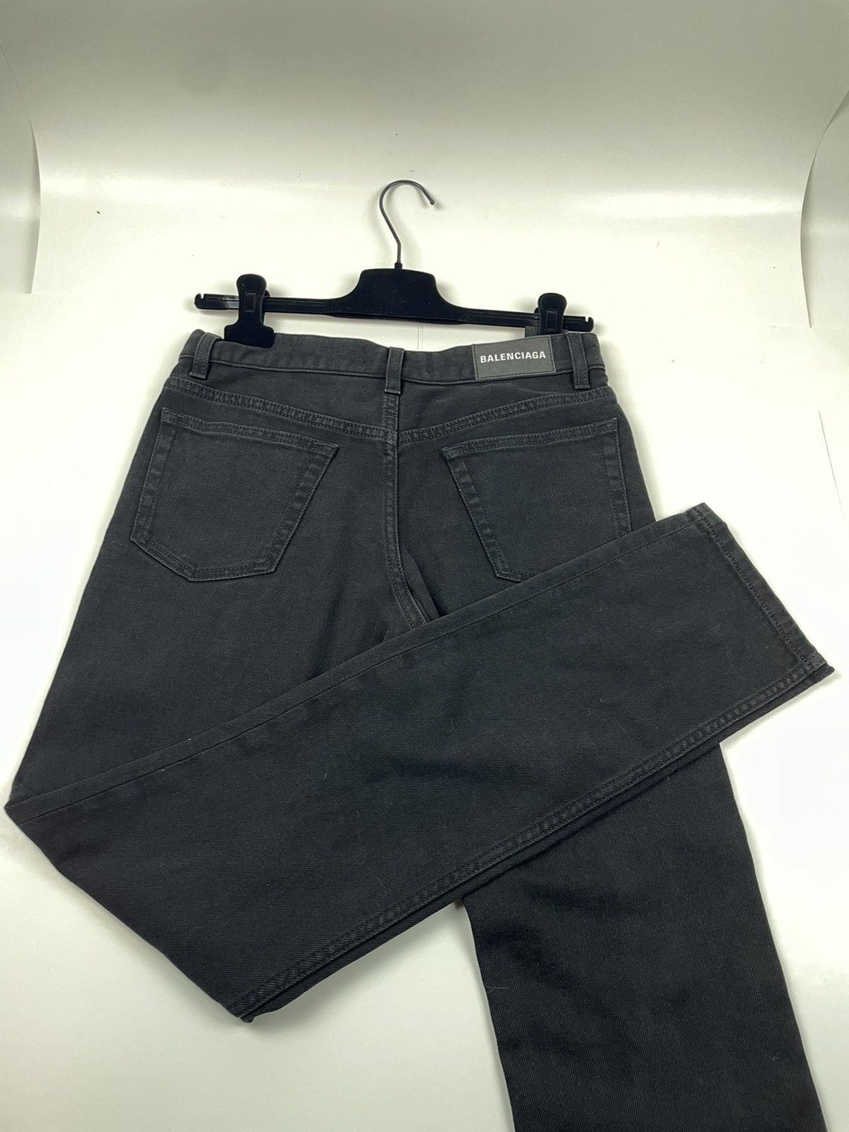 Balenciaga Balenciaga Tapered Black Denim Size US 29 - 4 Thumbnail