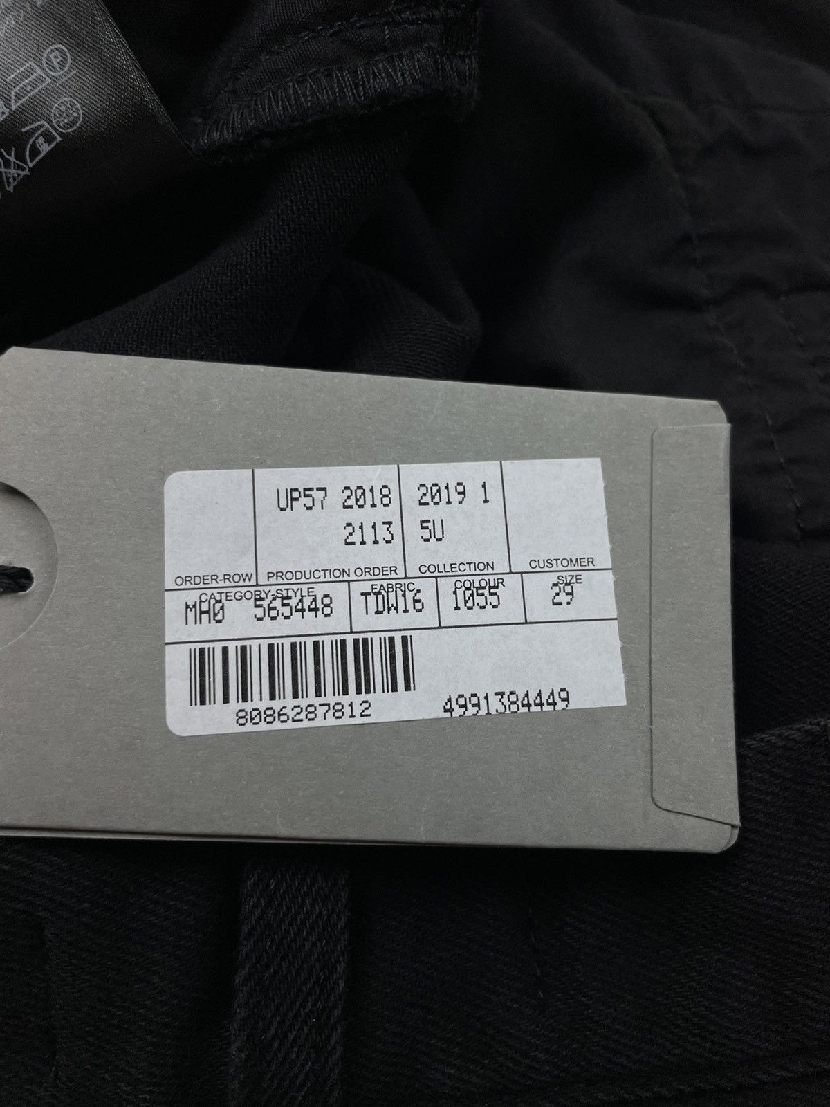 Balenciaga Balenciaga Tapered Black Denim Size US 29 - 14 Thumbnail