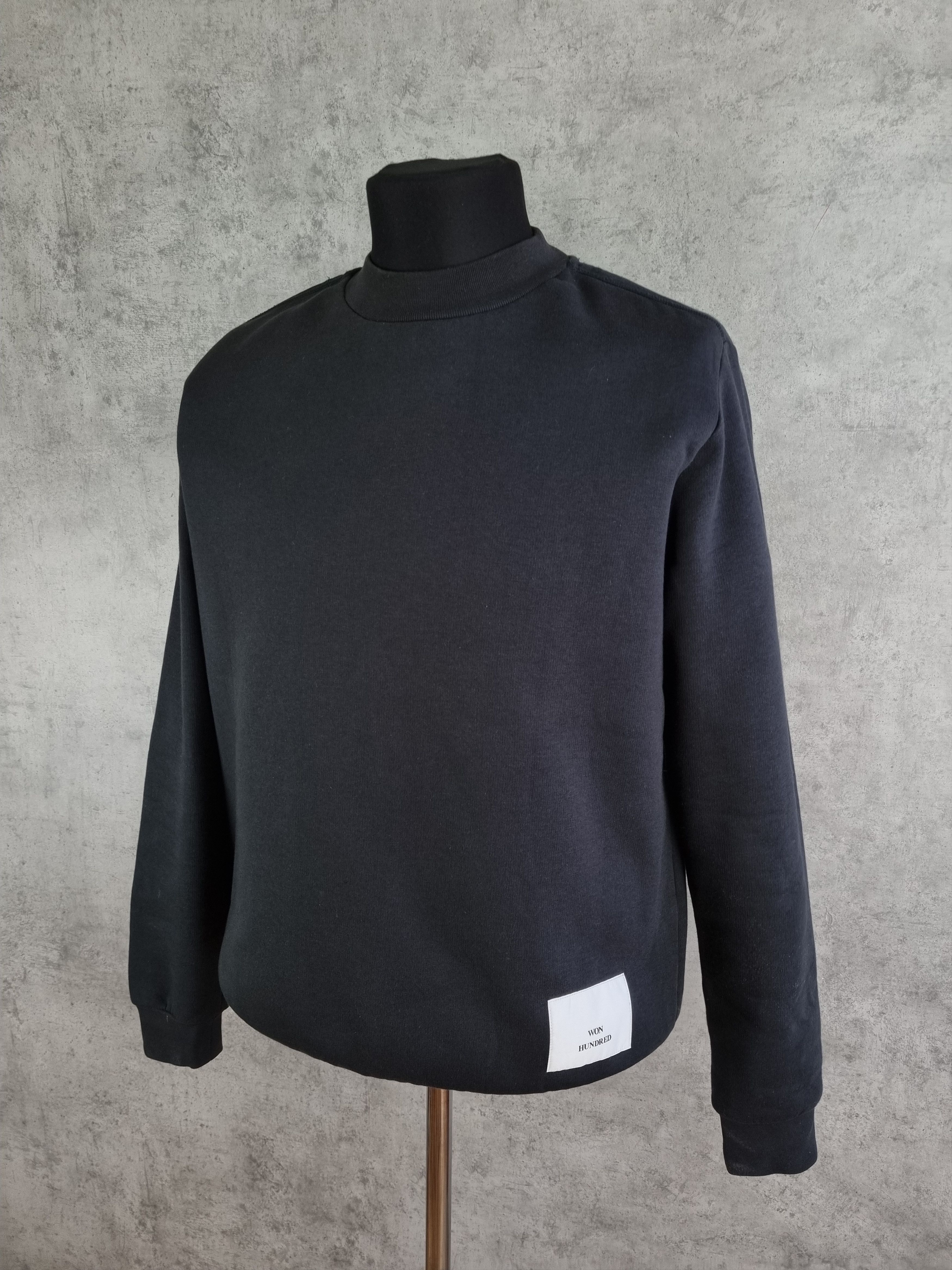 Japanese Brand × Won Hundred Won Hundred Brush painting Big Logo Crewneck Sweatshirt Size US M / EU 48-50 / 2 - 12 Thumbnail