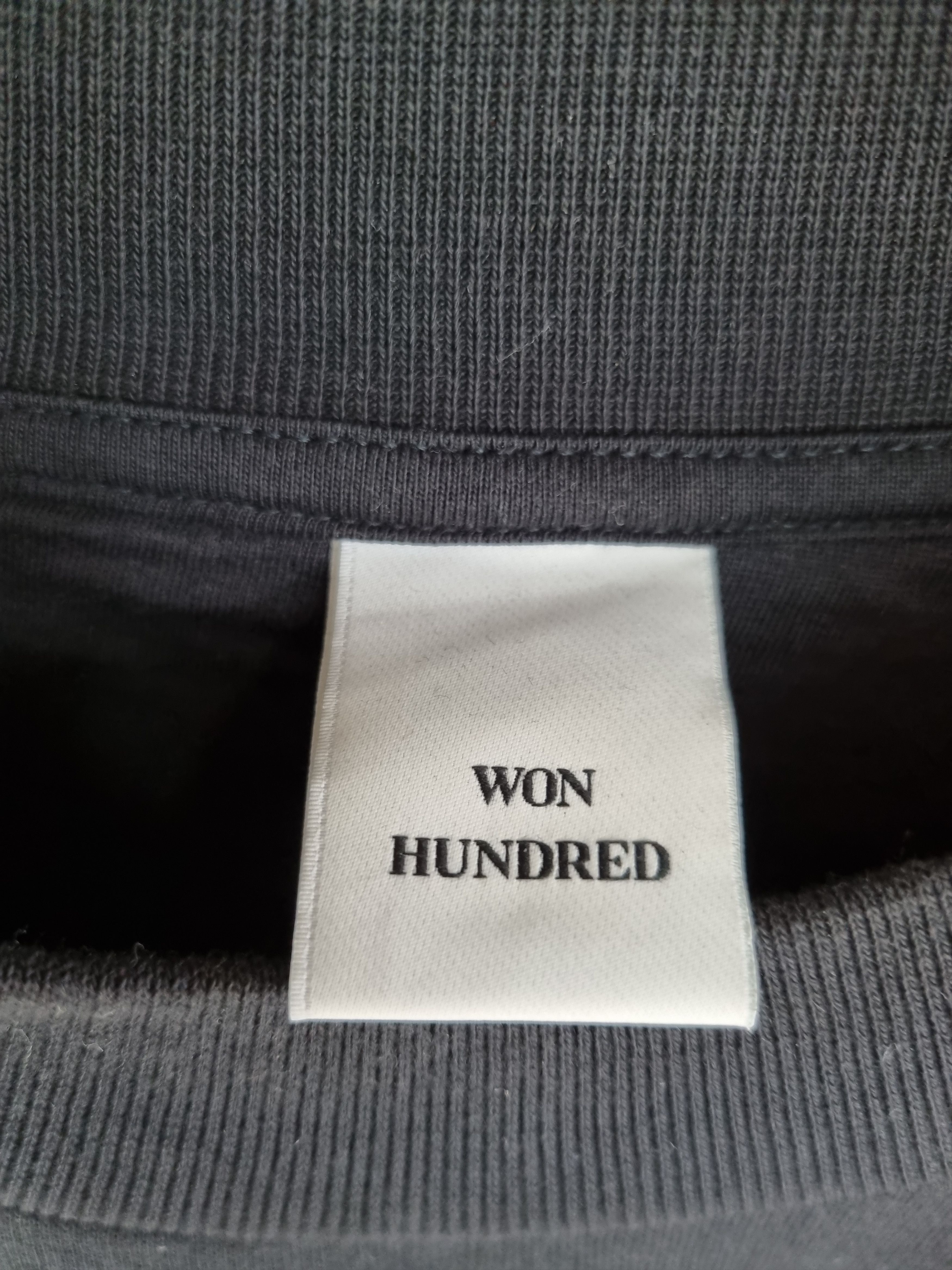 Japanese Brand × Won Hundred Won Hundred Brush painting Big Logo Crewneck Sweatshirt Size US M / EU 48-50 / 2 - 10 Thumbnail