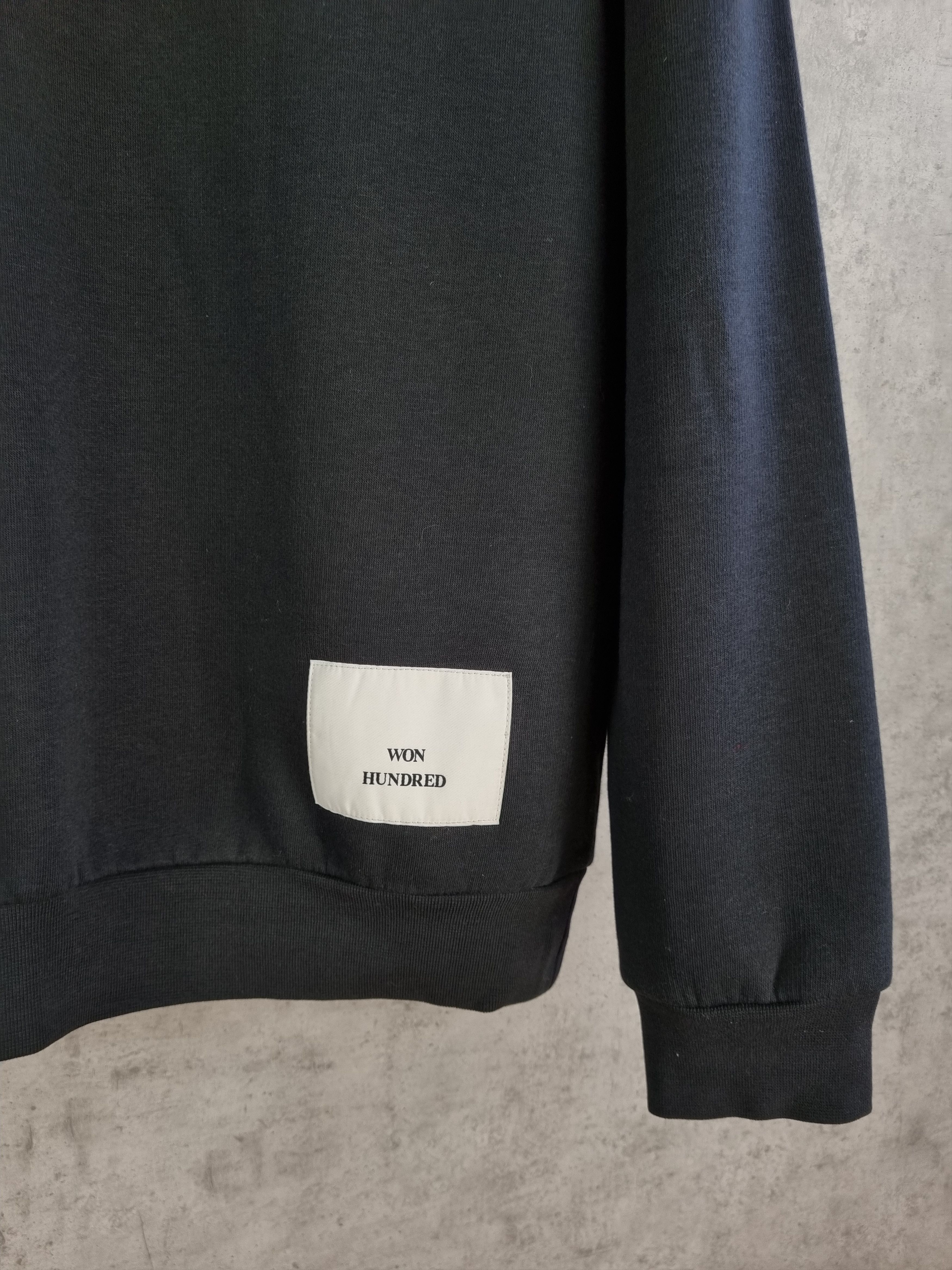 Japanese Brand × Won Hundred Won Hundred Brush painting Big Logo Crewneck Sweatshirt Size US M / EU 48-50 / 2 - 11 Thumbnail