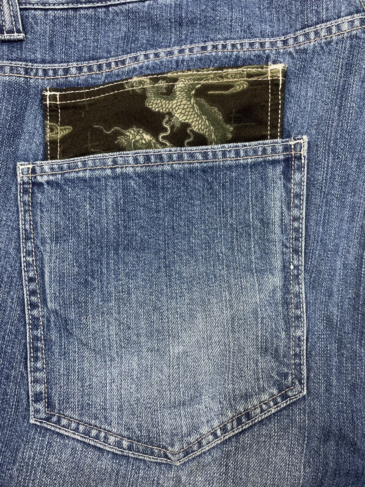 JNCO ANTFUI DRAGONS JORTS JEANS Size US 40 / EU 56 - 8 Thumbnail