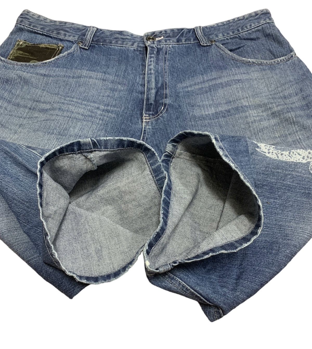 JNCO ANTFUI DRAGONS JORTS JEANS Size US 40 / EU 56 - 5 Thumbnail