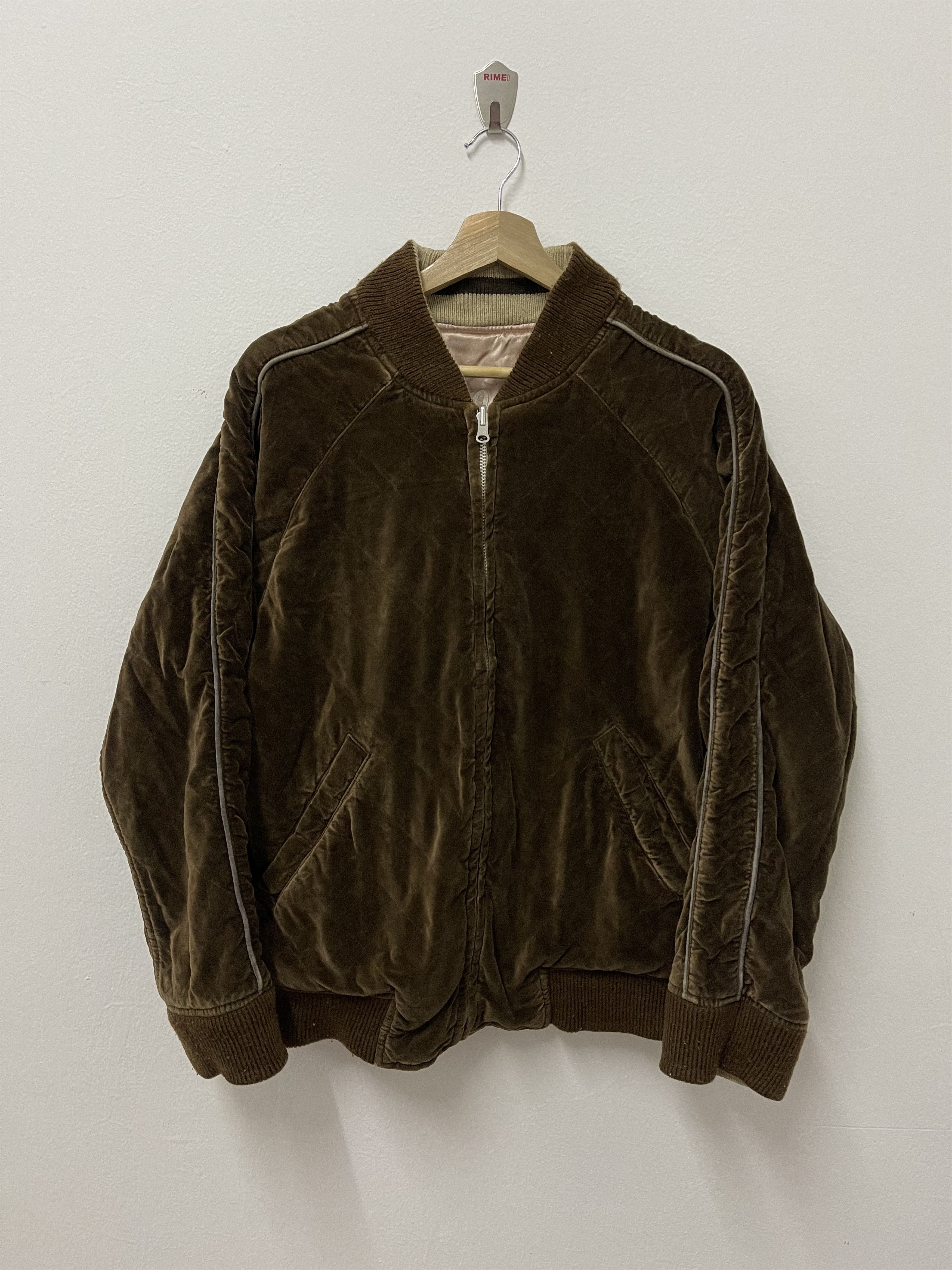 Japanese Brand × Vintage Vintage Sukajan Reversible Full Zip Sweater Size US M / EU 48-50 / 2 - 9 Thumbnail
