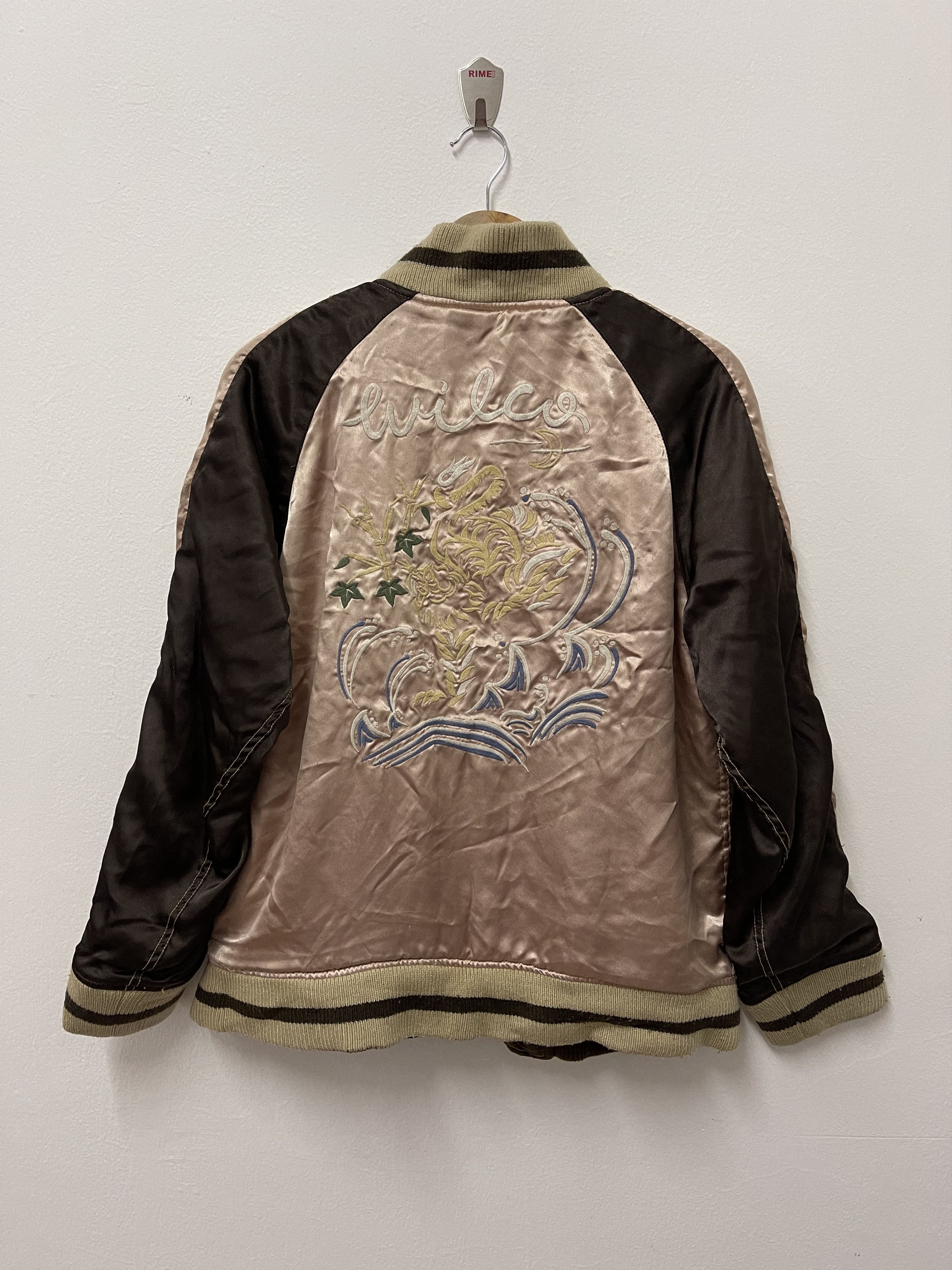 Japanese Brand × Vintage Vintage Sukajan Reversible Full Zip Sweater Size US M / EU 48-50 / 2 - 1 Thumbnail