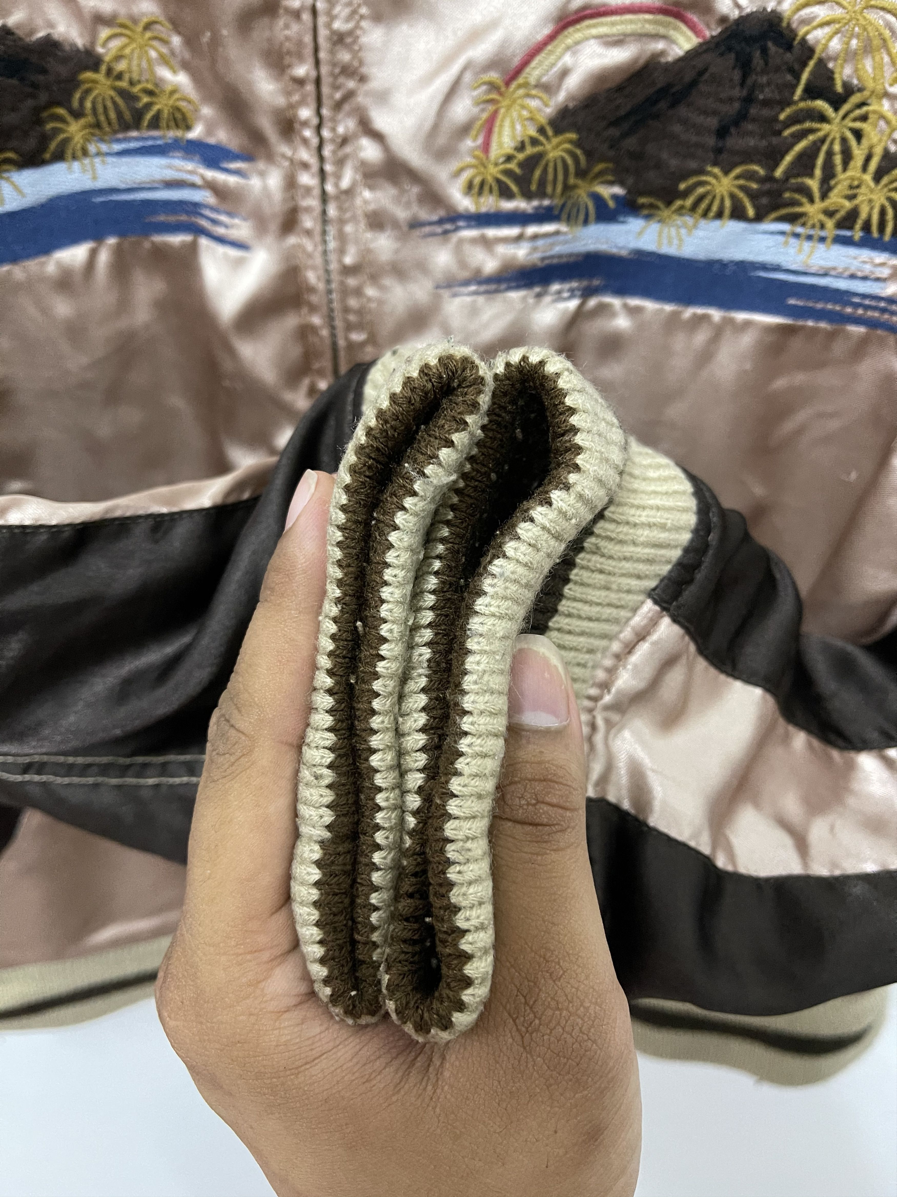 Japanese Brand × Vintage Vintage Sukajan Reversible Full Zip Sweater Size US M / EU 48-50 / 2 - 8 Thumbnail