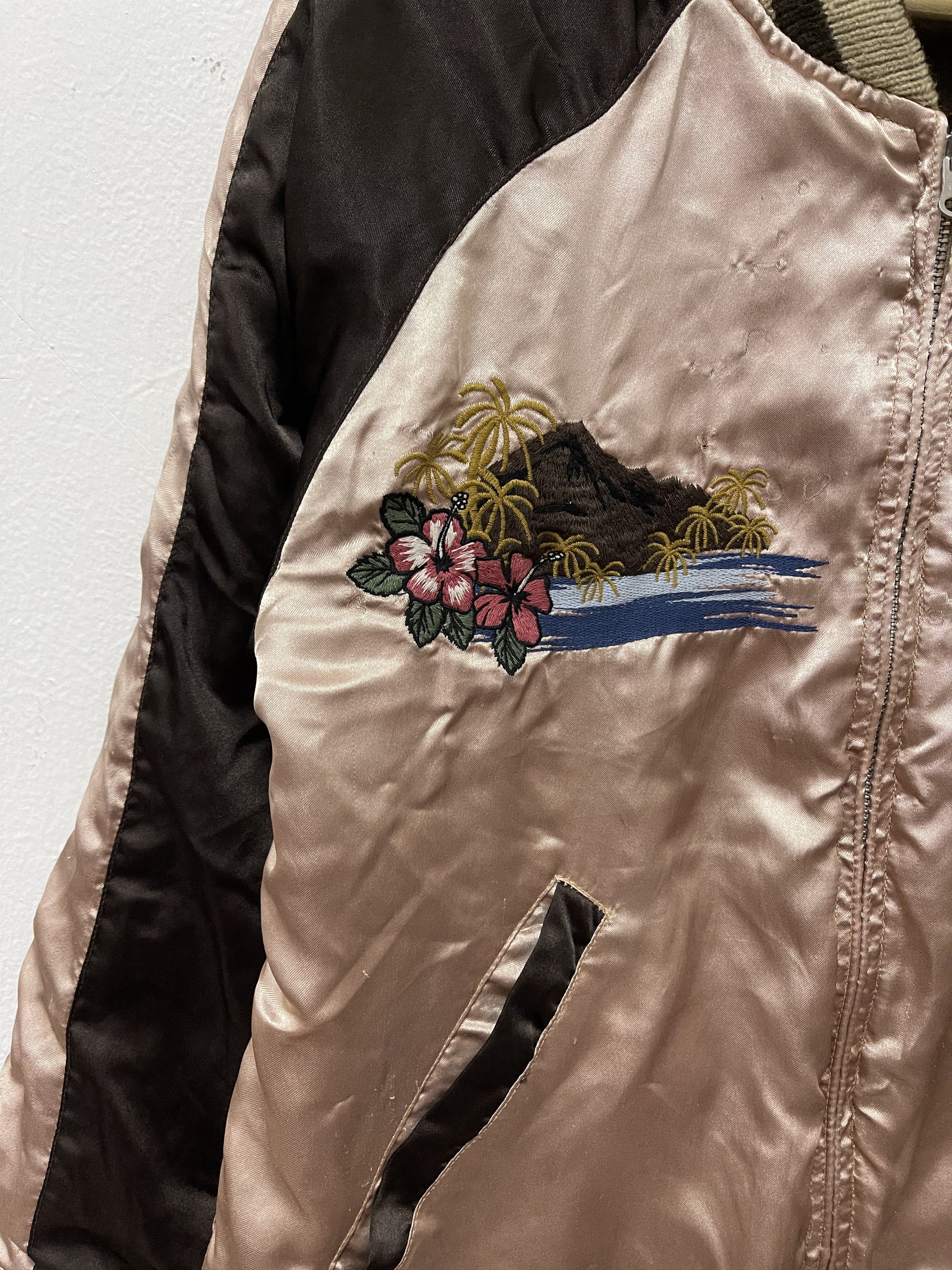 Japanese Brand × Vintage Vintage Sukajan Reversible Full Zip Sweater Size US M / EU 48-50 / 2 - 4 Thumbnail