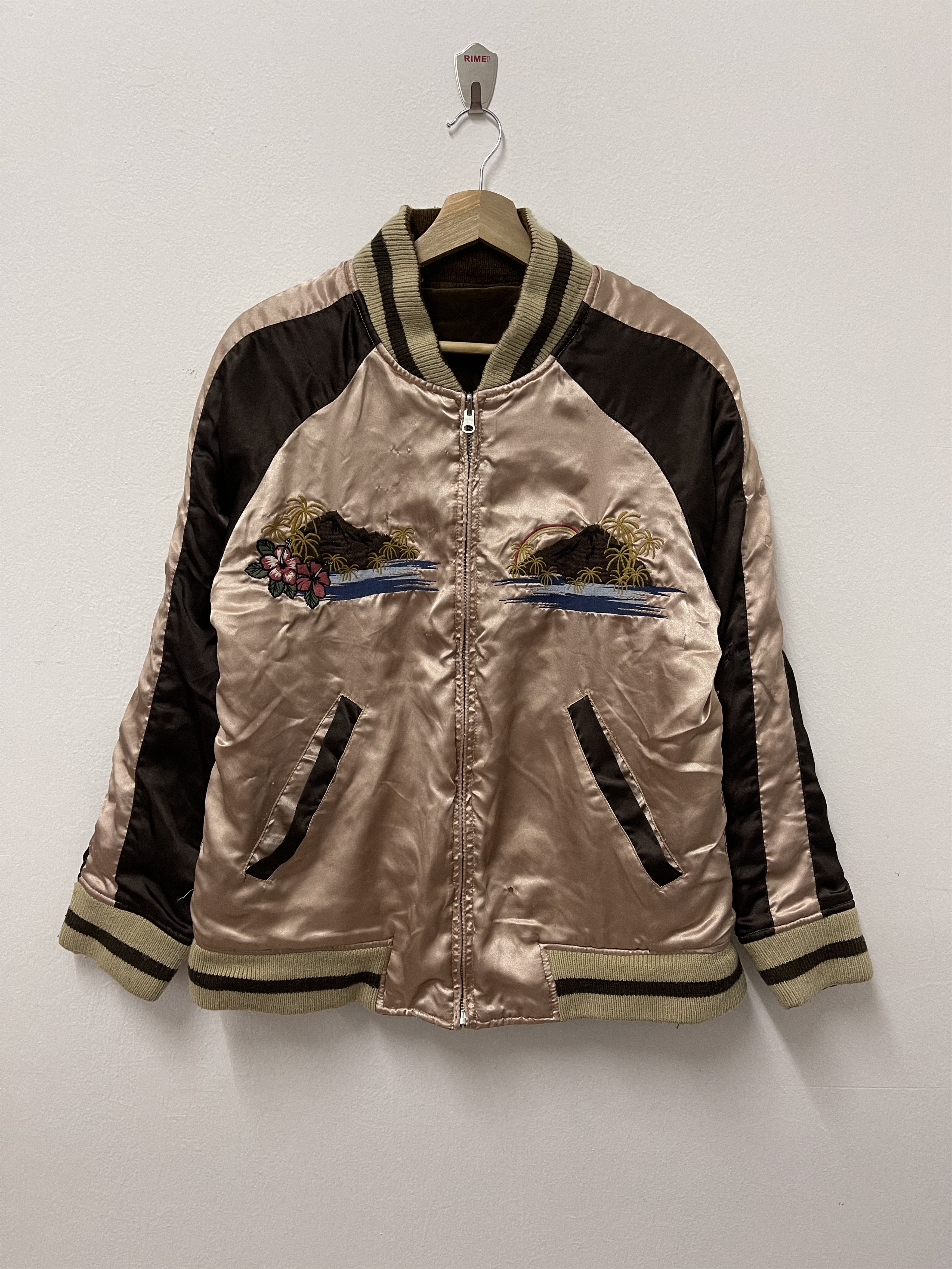 Japanese Brand × Vintage Vintage Sukajan Reversible Full Zip Sweater Size US M / EU 48-50 / 2 - 3 Thumbnail