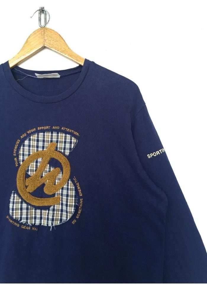 Hai Sporting Gear 💥Vtg Issey Miyake Hai Sporting Patchwork Logo Shirt Size US M / EU 48-50 / 2 - 5 Thumbnail