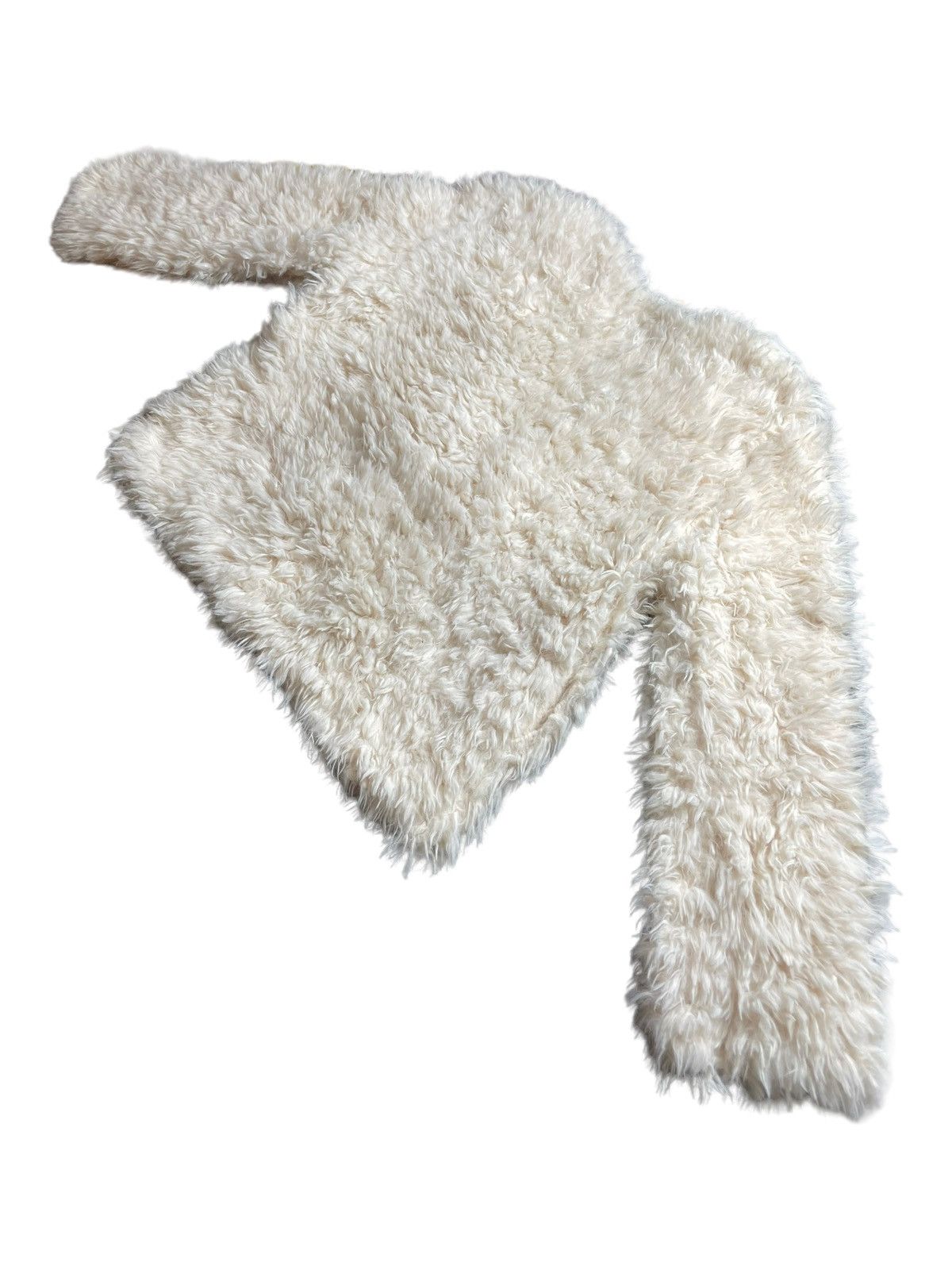 Beauty Beast × Japanese Brand Vintage Japanese Designer COLZA Fleece Fur Cardigan Jacket Size M / US 6-8 / IT 42-44 - 5 Thumbnail