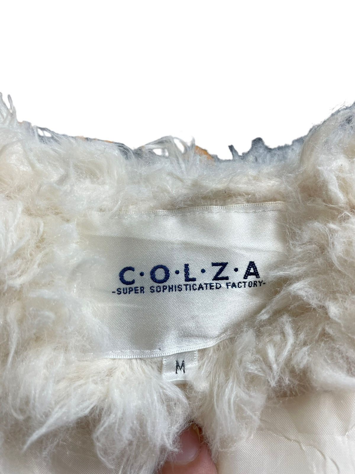 Beauty Beast × Japanese Brand Vintage Japanese Designer COLZA Fleece Fur Cardigan Jacket Size M / US 6-8 / IT 42-44 - 13 Thumbnail