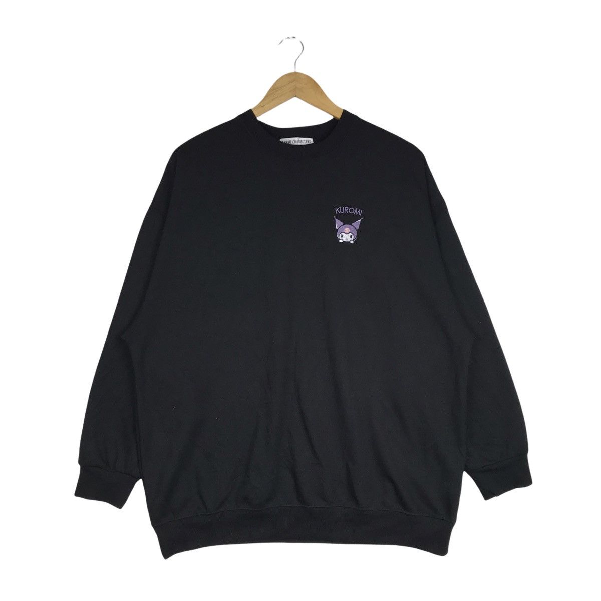 Anime × Cartoon Network × Japanese Brand Vintage Sanrio Kuromi Crewneck Sweatshirt Size US XXL / EU 58 / 5 - 4 Thumbnail