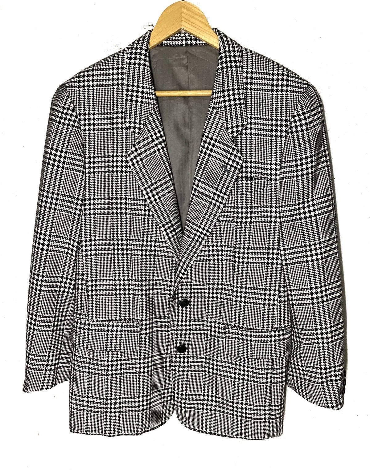 Kenzo × Other 🔥Kenzo Paris Gothic Checkered Blazer Coat Jacket Size US S / EU 44-46 / 1 - 1 Thumbnail