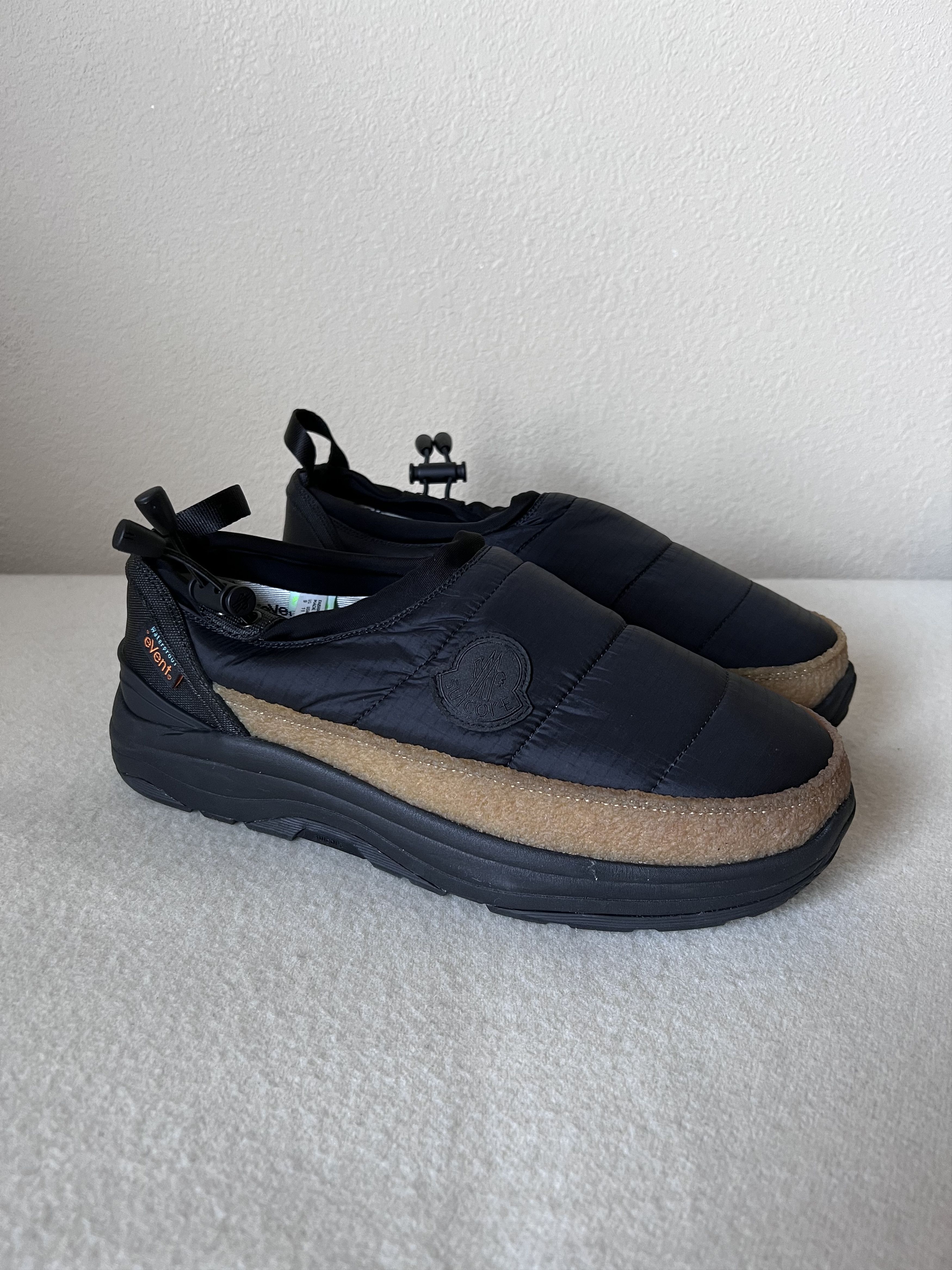 Moncler × Suicoke Suicoke 2 Moncler 1952 Pepper Slip On Sneakers Black Size US 9 / EU 42 - 1 Thumbnail