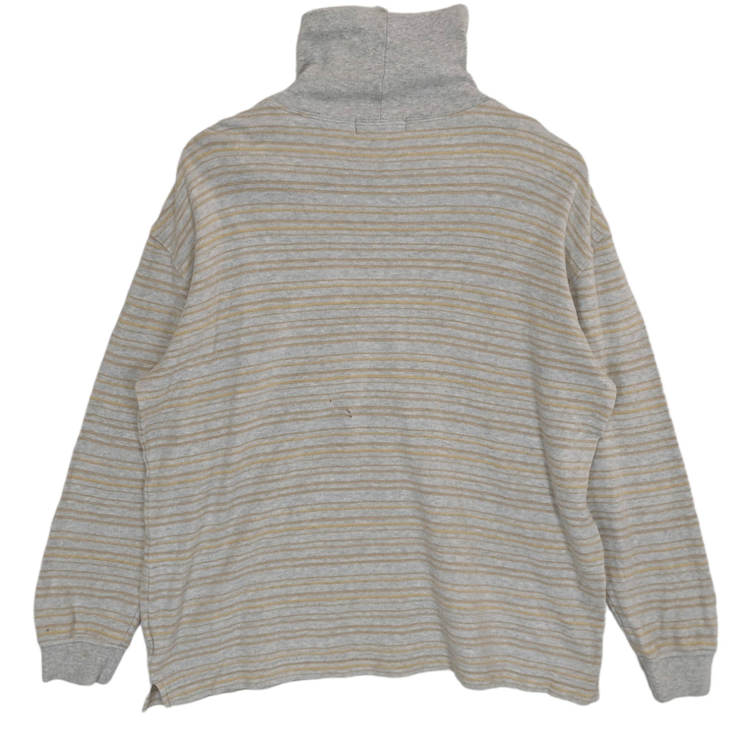 Playboy PLAYBOY Striped Turtle Neck Jumper Sweatshirt Size US M / EU 48-50 / 2 - 6 Thumbnail